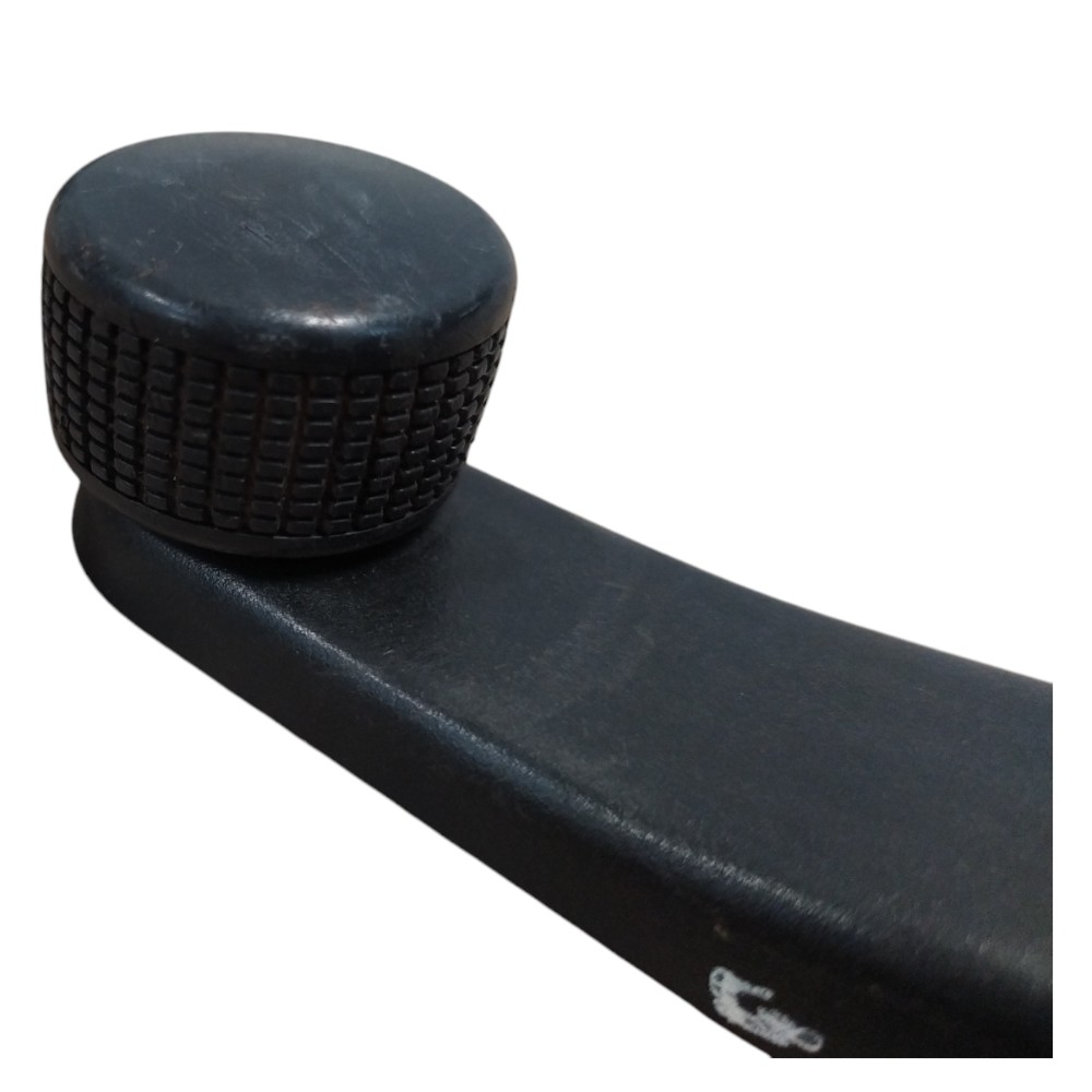 Manivela Abertura Vidro Porta Gol Parati G3 99 2000 A 2005 Preto 7