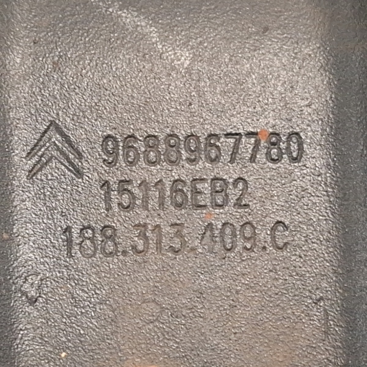 Suporte Trava Estepe Citroën C3 Aircross 2011 2012 2013 2015 6