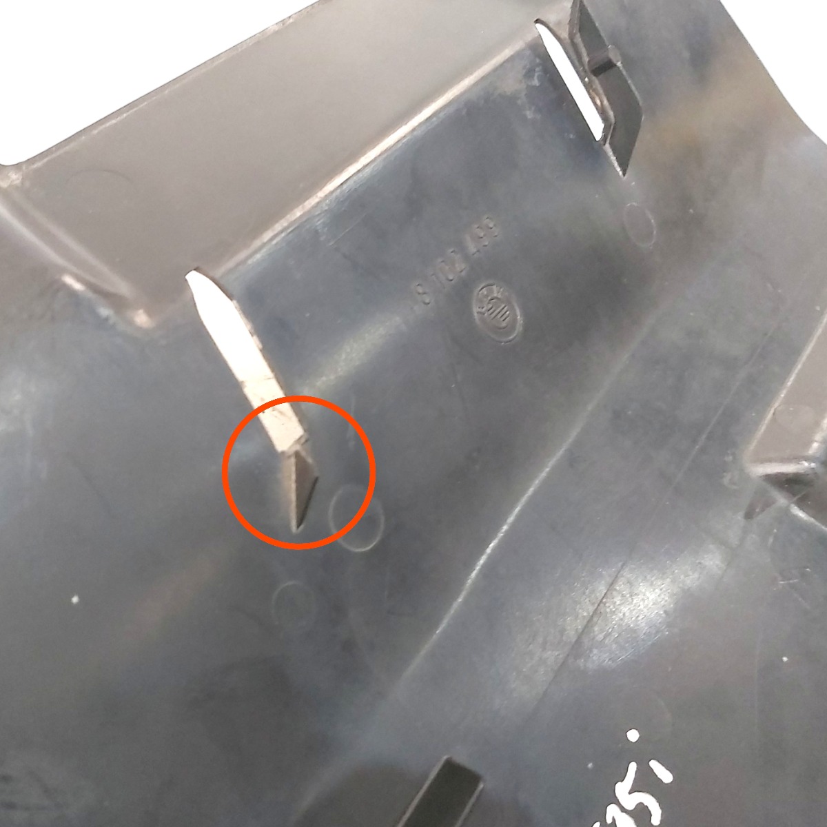 Cobertura Porta Luvas Bmw Série 5 E34 535i 87 A 95 Detalhe 2