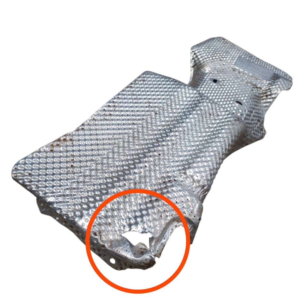 Defletor Calor Traseiro Xsara Picasso 2001 2006 2010 Detalhe 2