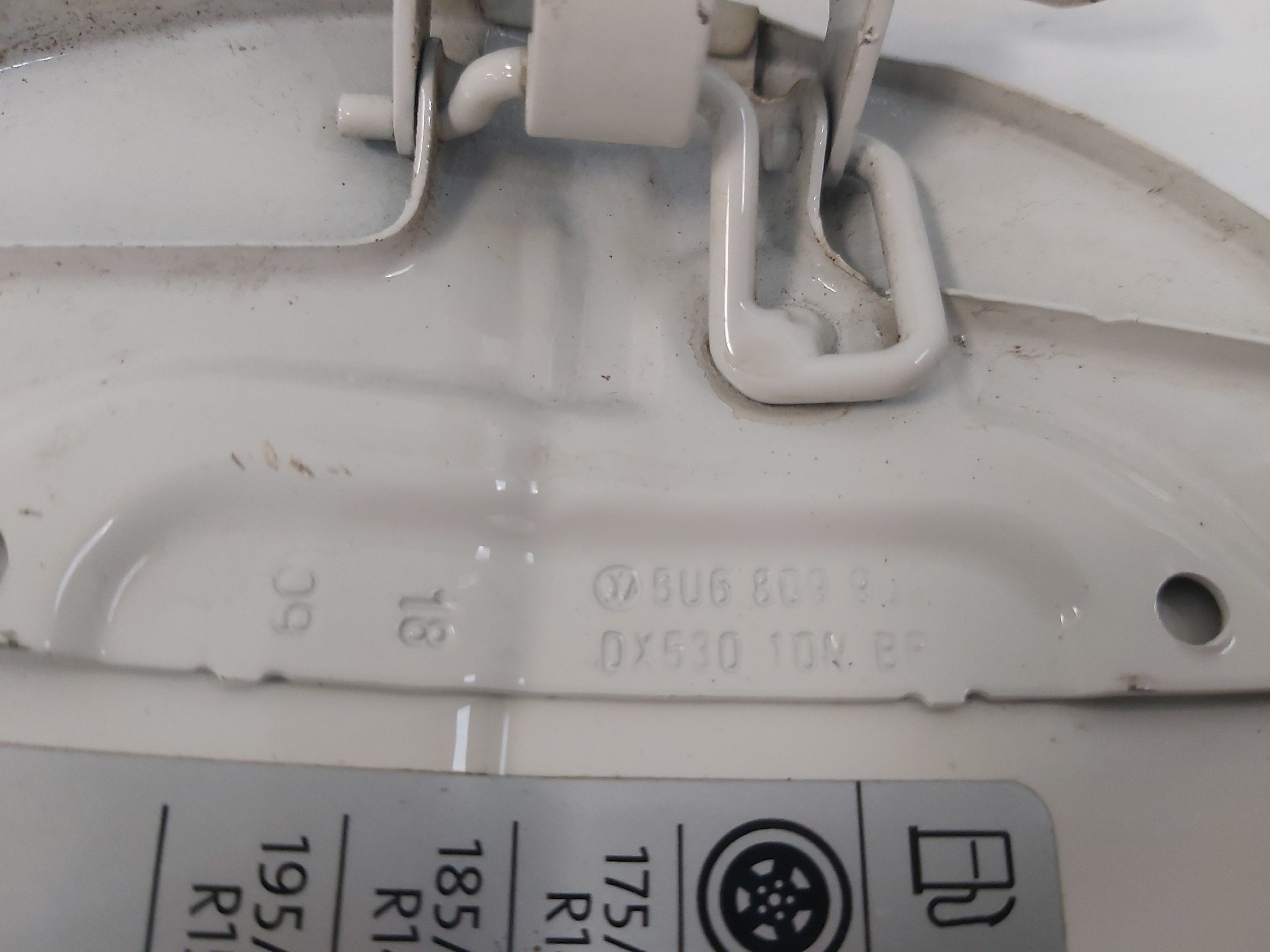 Portinhola Tanque Combustível Vw Gol Voyage G5 G6 G7 Branco 6
