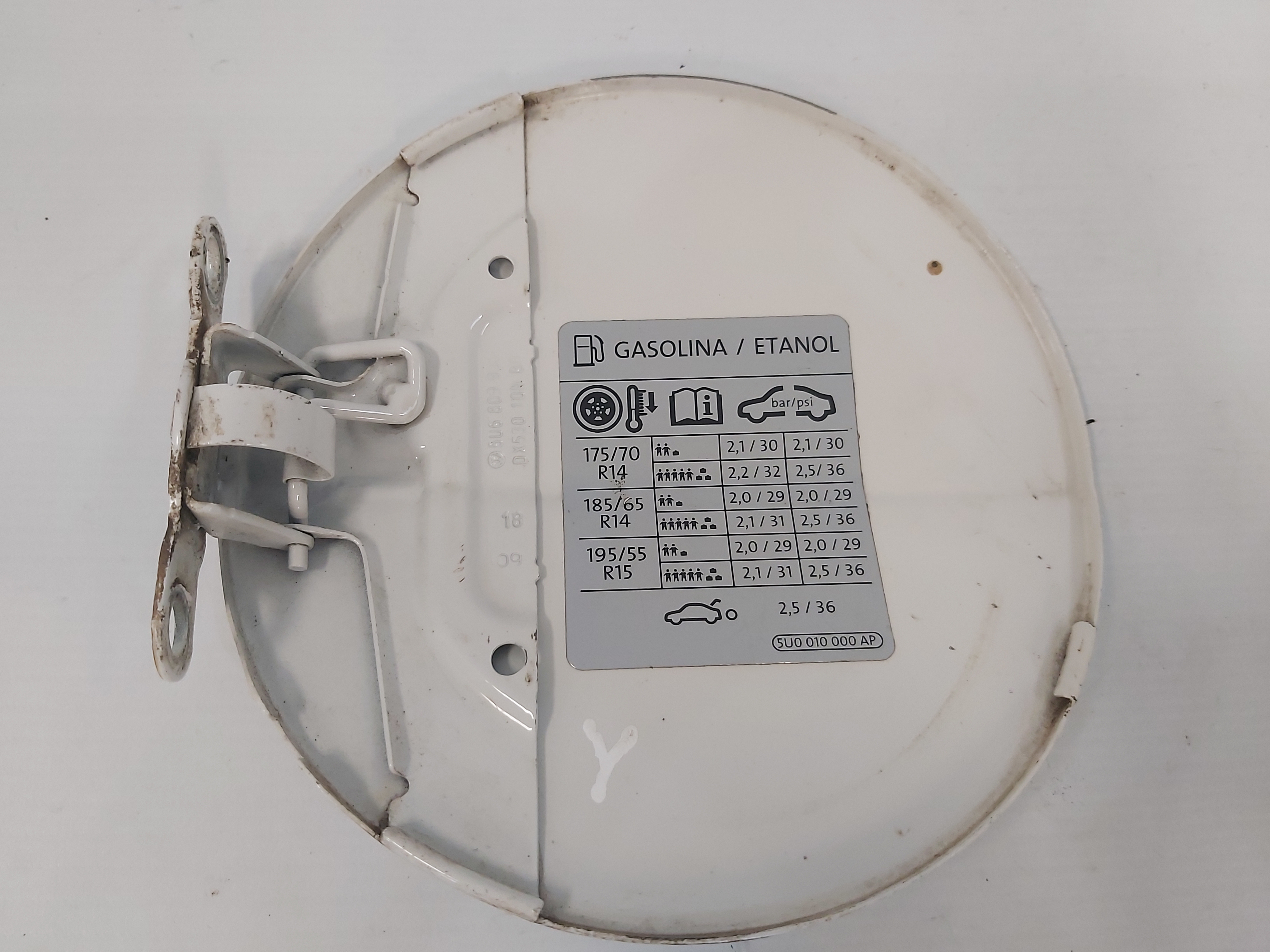 Portinhola Tanque Combustível Vw Gol Voyage G5 G6 G7 Branco 5