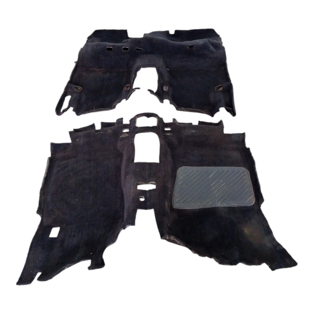 Carpete Assoalho Dianteiro Traseiro Vectra 97 99 2003 2005 Preto