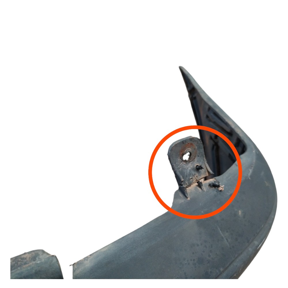 Parachoque Traseiro Vw Gol G3 99 2000 2001 A 2005 Detalhe 5