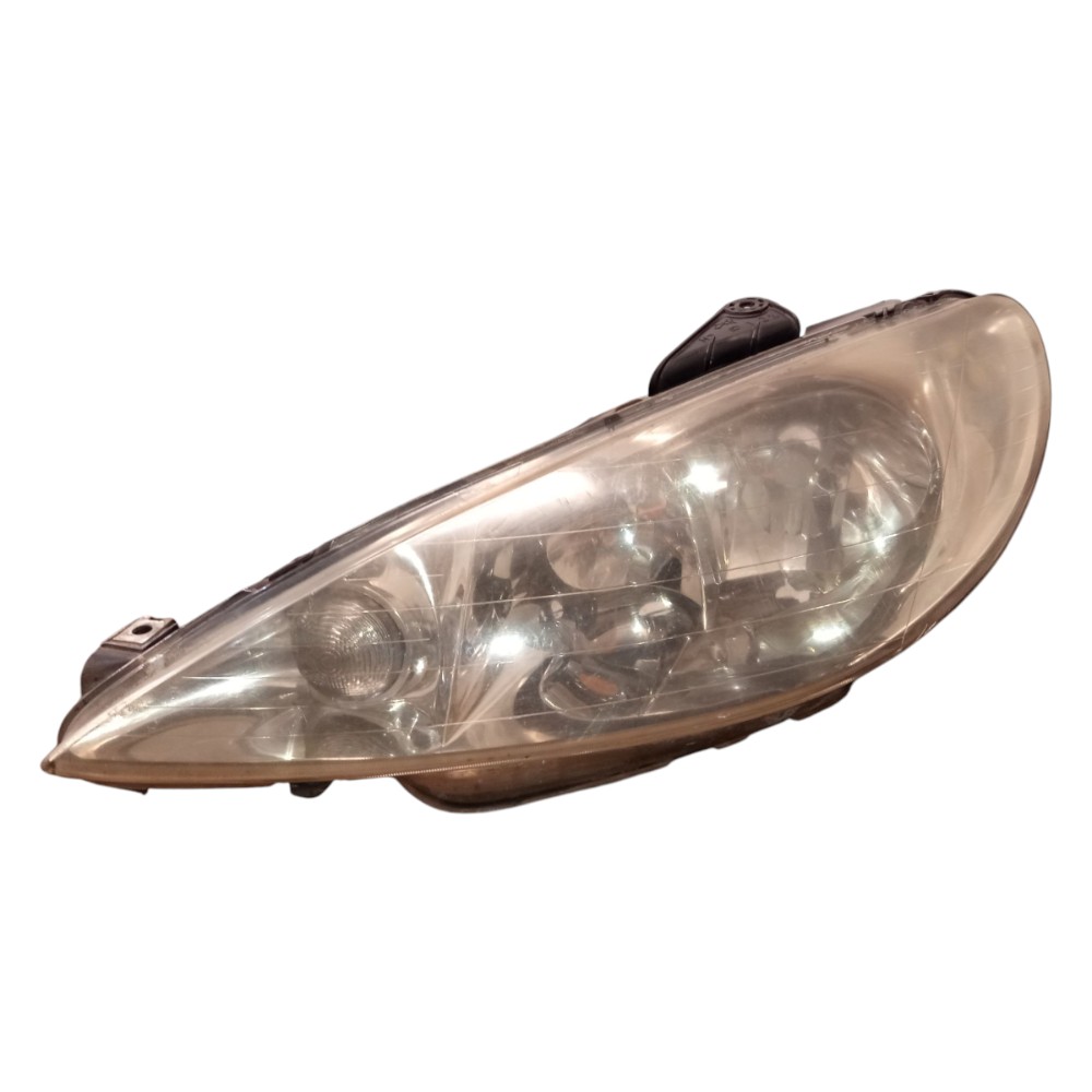 Farol Esquerdo Peugeot 206 2001 2002 2003 2004 2008 Detalhe Esquerdo/motorista