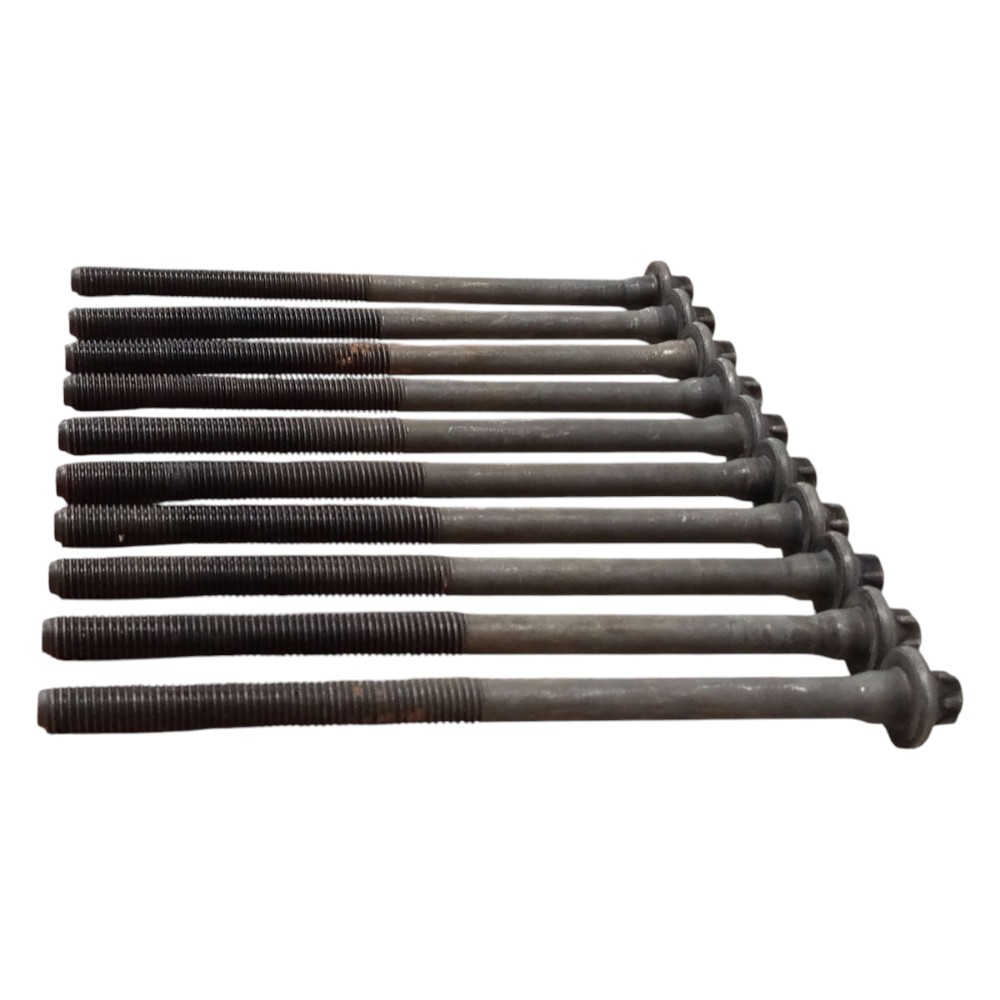 Jogo Parafusos Cabeçote Peugeot 206 2001 2002 2003 2004 2008 Metálico/cinza 4