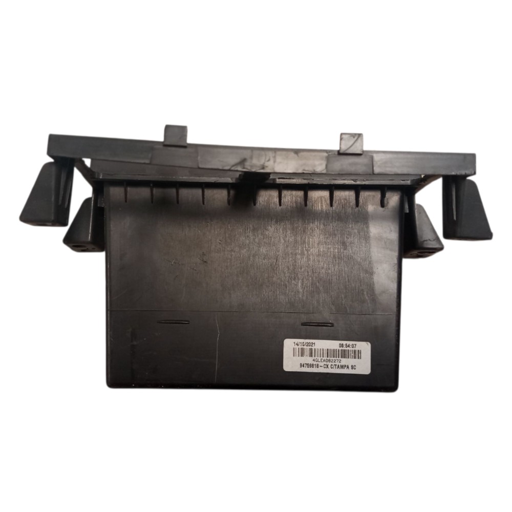 Moldura Rádio Onix Prisma 2014 2015 2016 2017 2019 Detalhe Preto 5