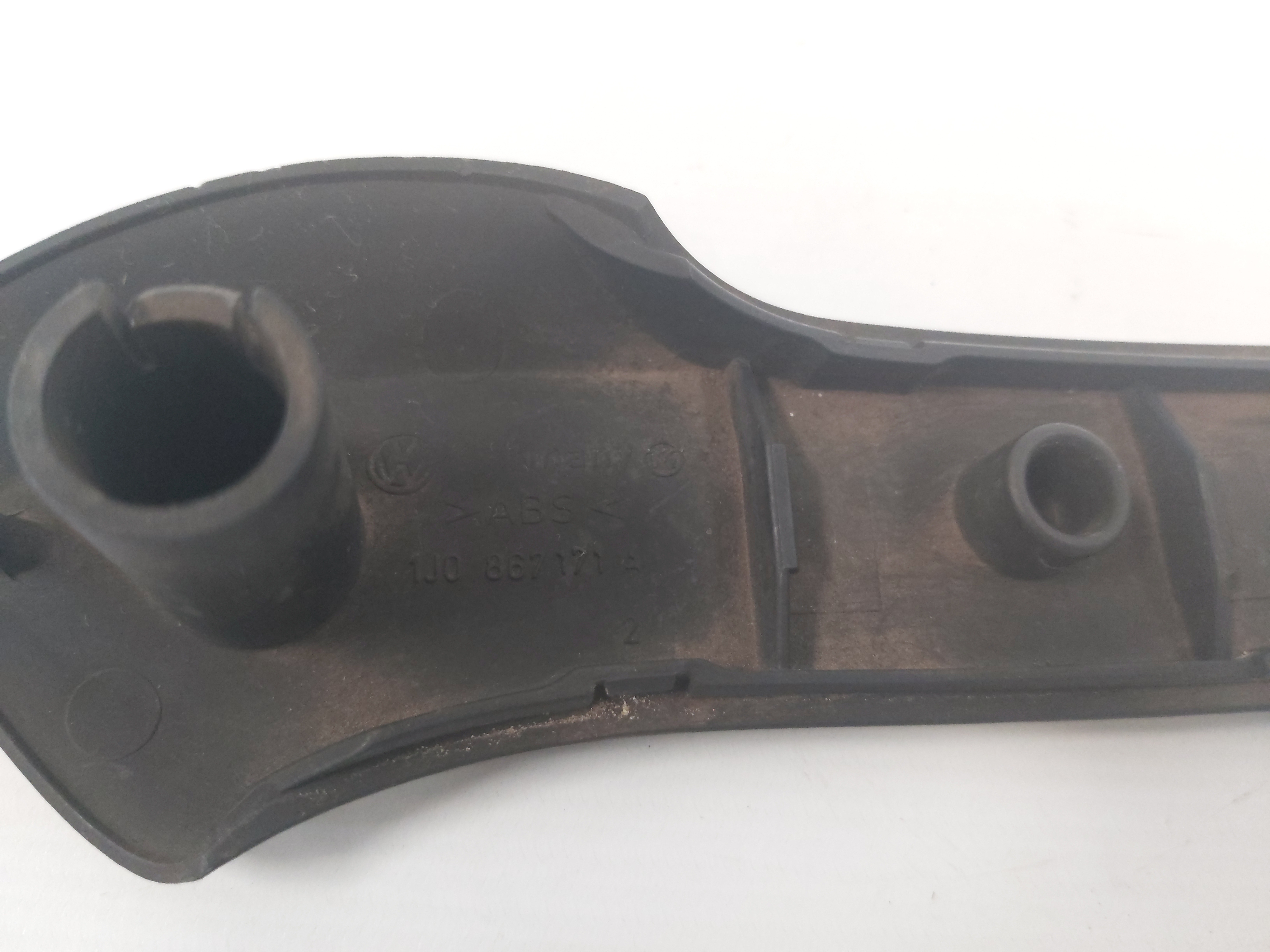 Acabamento Puxador Porta Traseira Esquerda Vw Golf Preto 3