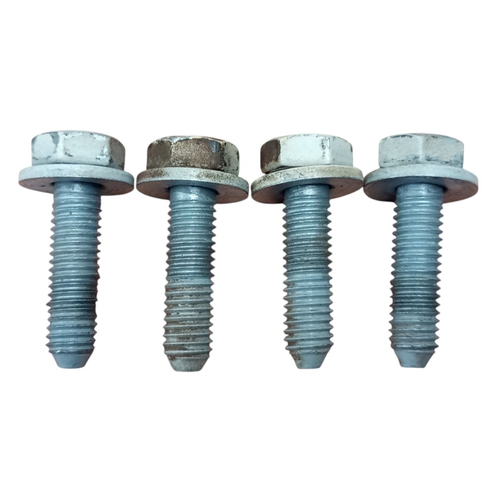 Kit 4 Parafusos Dobradiça Porta Peugeot 206 2001 2002 A 2008