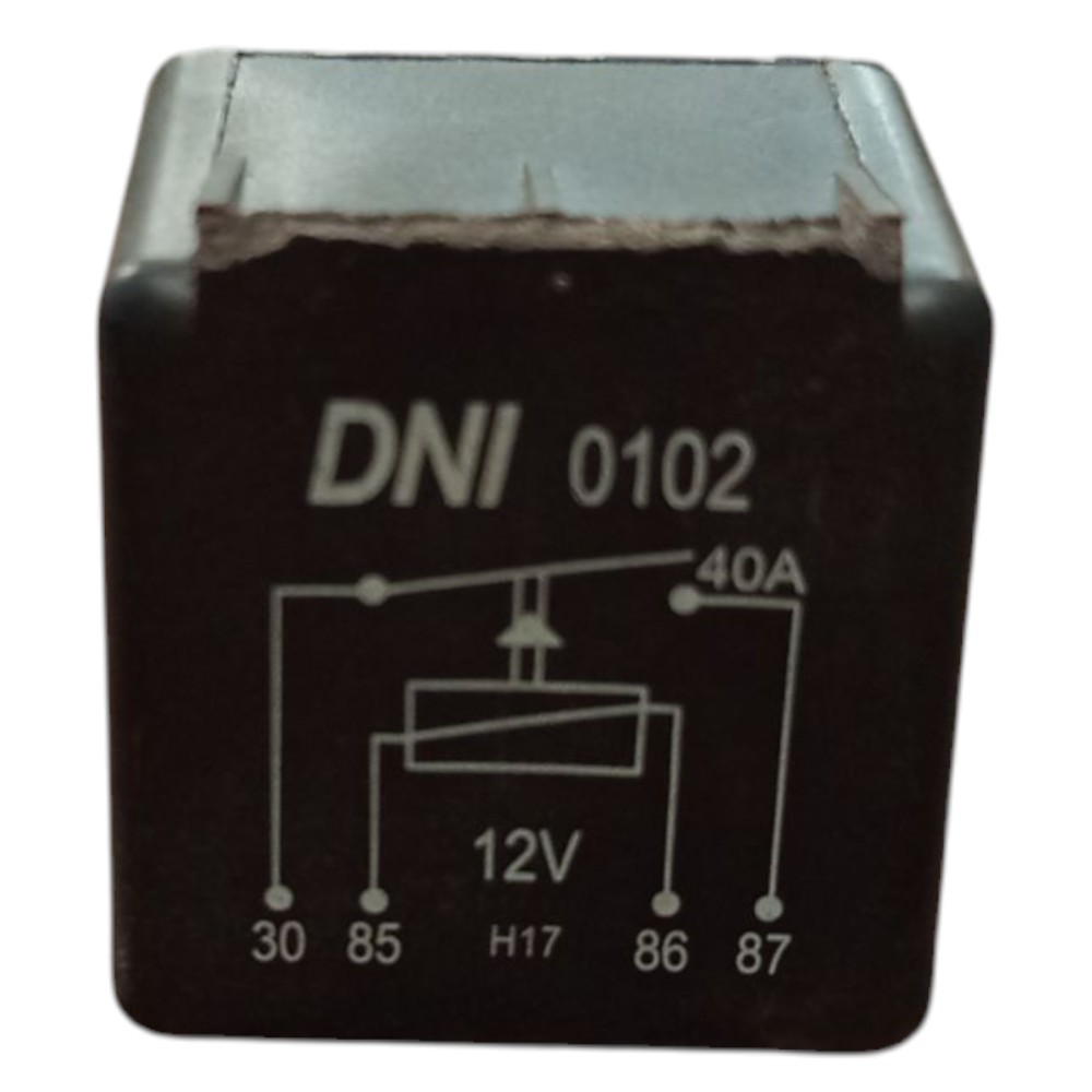 Relé Auxiliar Universal 12v 40a Dni 0102 Detalhe