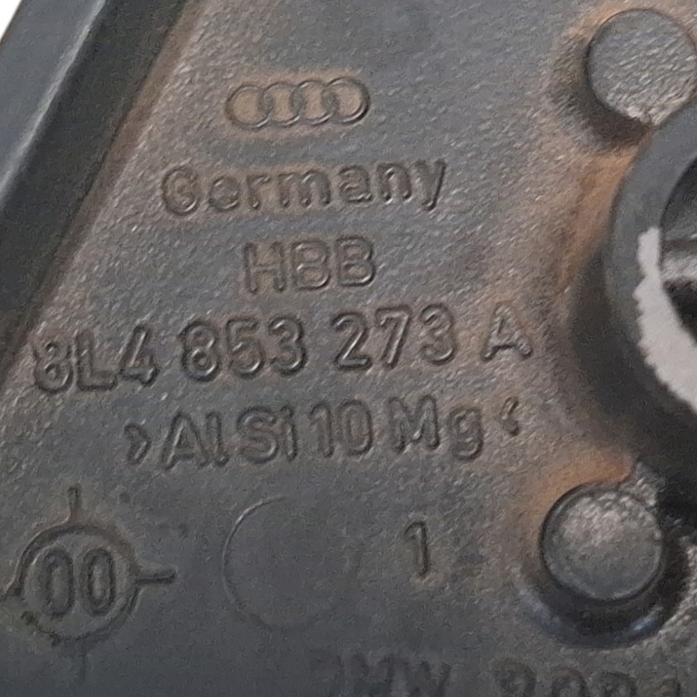 Acabamento Externo Porta Traseira Esquerda Audi A3 97 A 2006 Preto 6