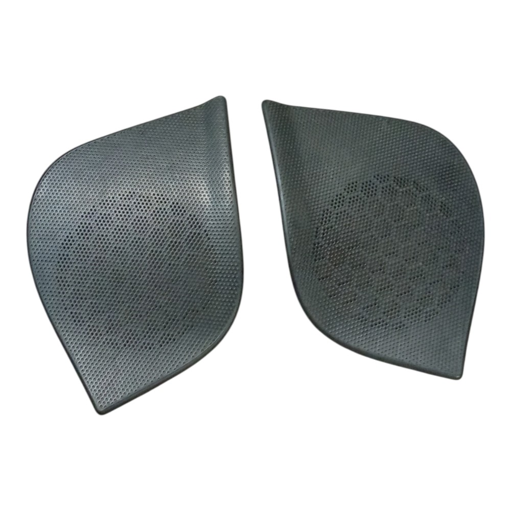 Par Moldura Tela Alto Falante Peugeot 206 99 2002 2007 2009