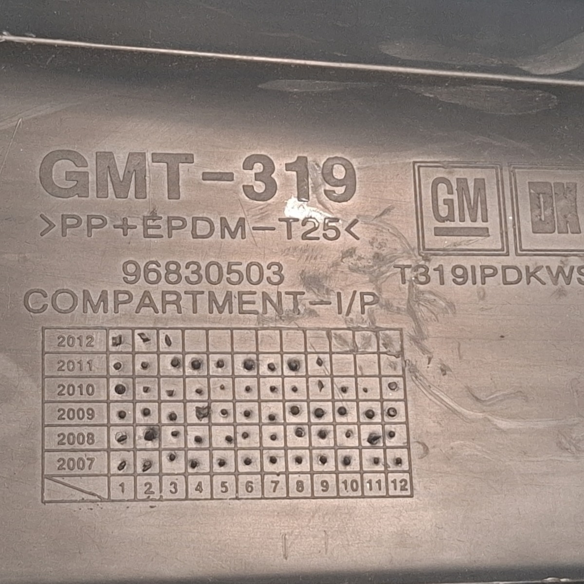 Porta Luvas Gm Captiva 2008 2009 2010 2012 A 2017 Original 10