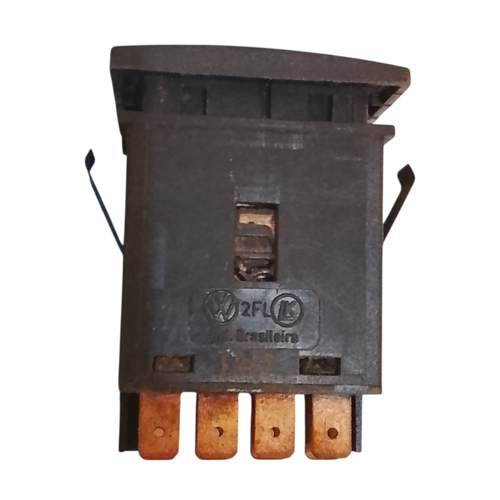 Botão Pisca Alerta Gol Parati Saveiro 99 2000 2001 A 2006 Preto 4