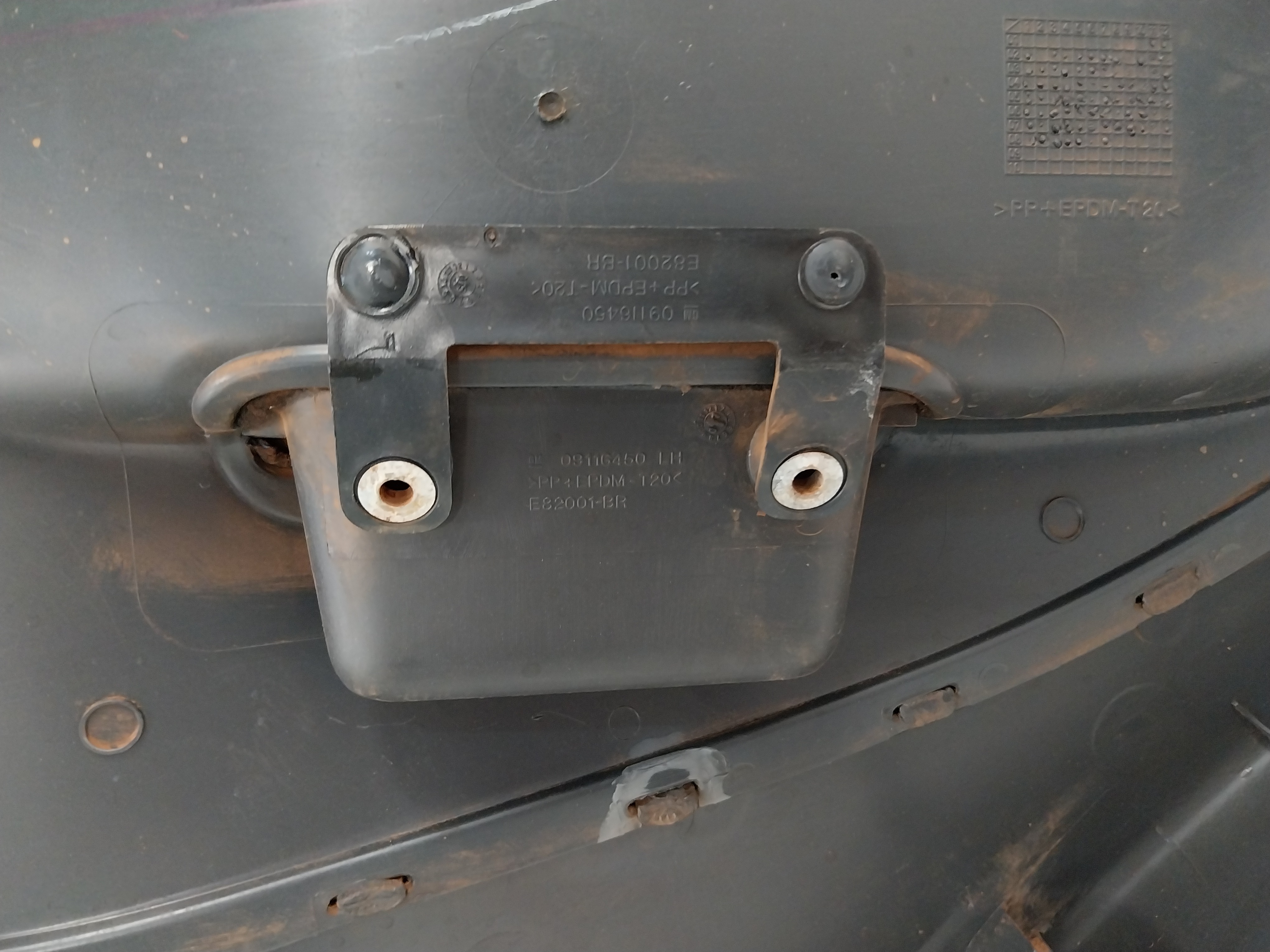 Forro Porta Traseira Esquerda Corsa Montana 2002 2012  Preto 5