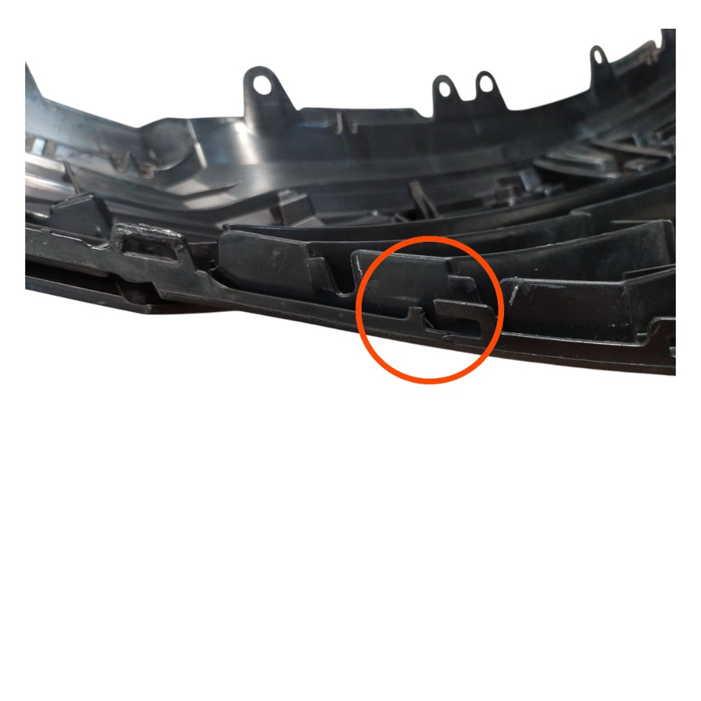 Grade Dianteira Parachoque Honda Hrv 2015 2016 2017 2018 Preto Ambos Lados 3