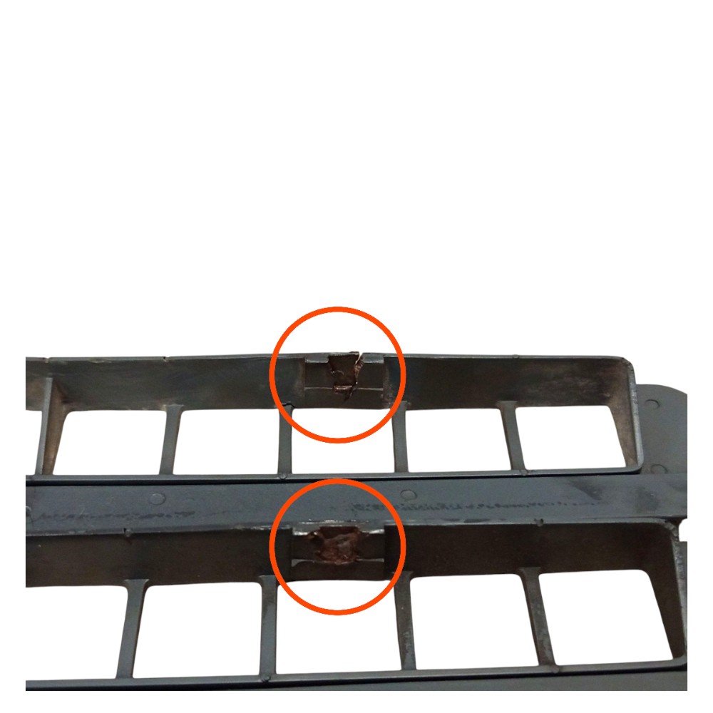 Par Grade Difusor Superior Ar Painel Del Rey Belina Detalhe 3