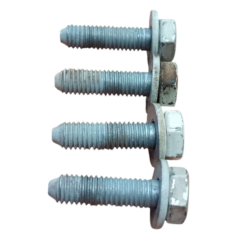 Kit 4 Parafusos Dobradiça Porta Peugeot 206 2001 2002 A 2008 3