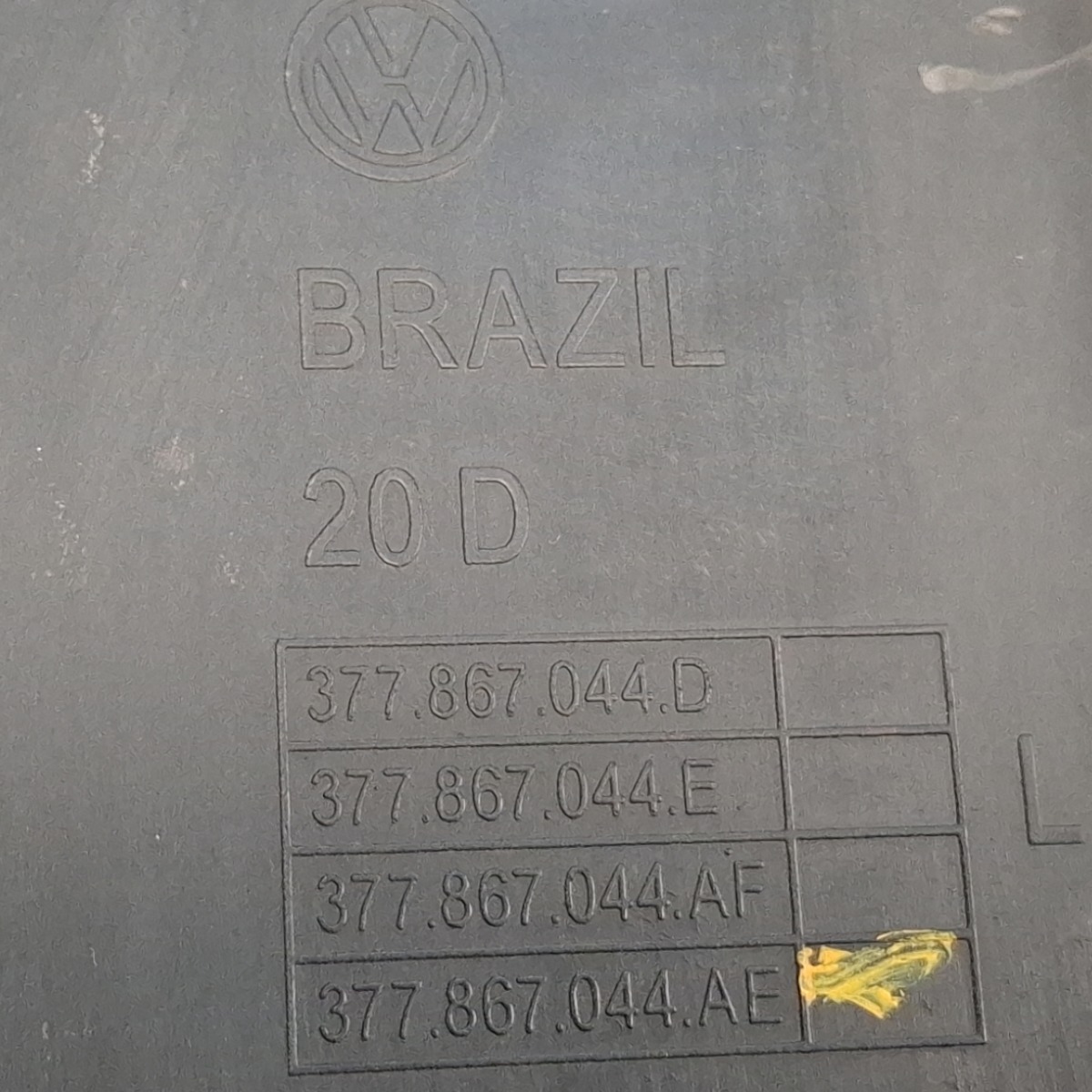 Forro Acabamento Traseira Direita Gol Bola G2 G3 2 Portas 9