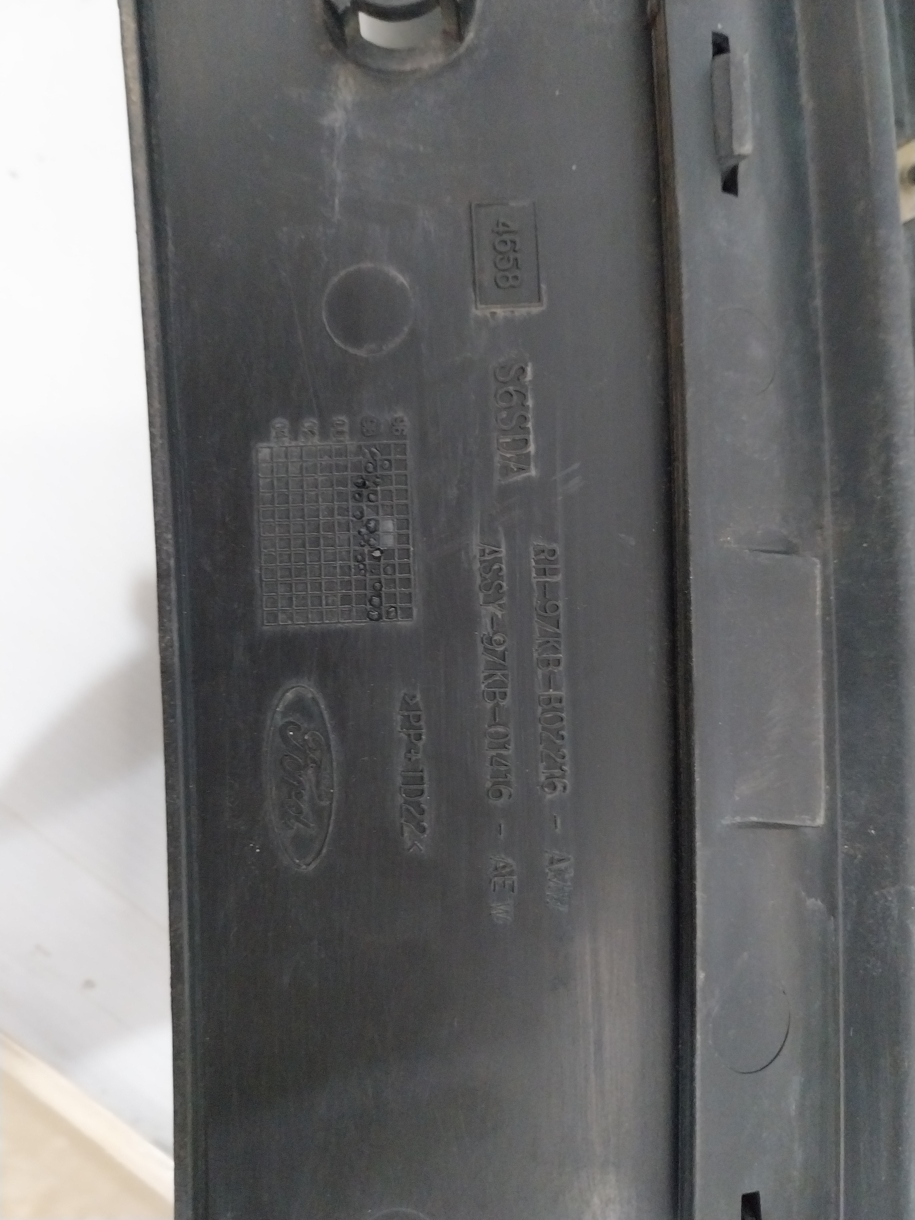 Grade Churrasqueira Parabrisa Direito Ford Ka 99 2000 2003  Preto 7