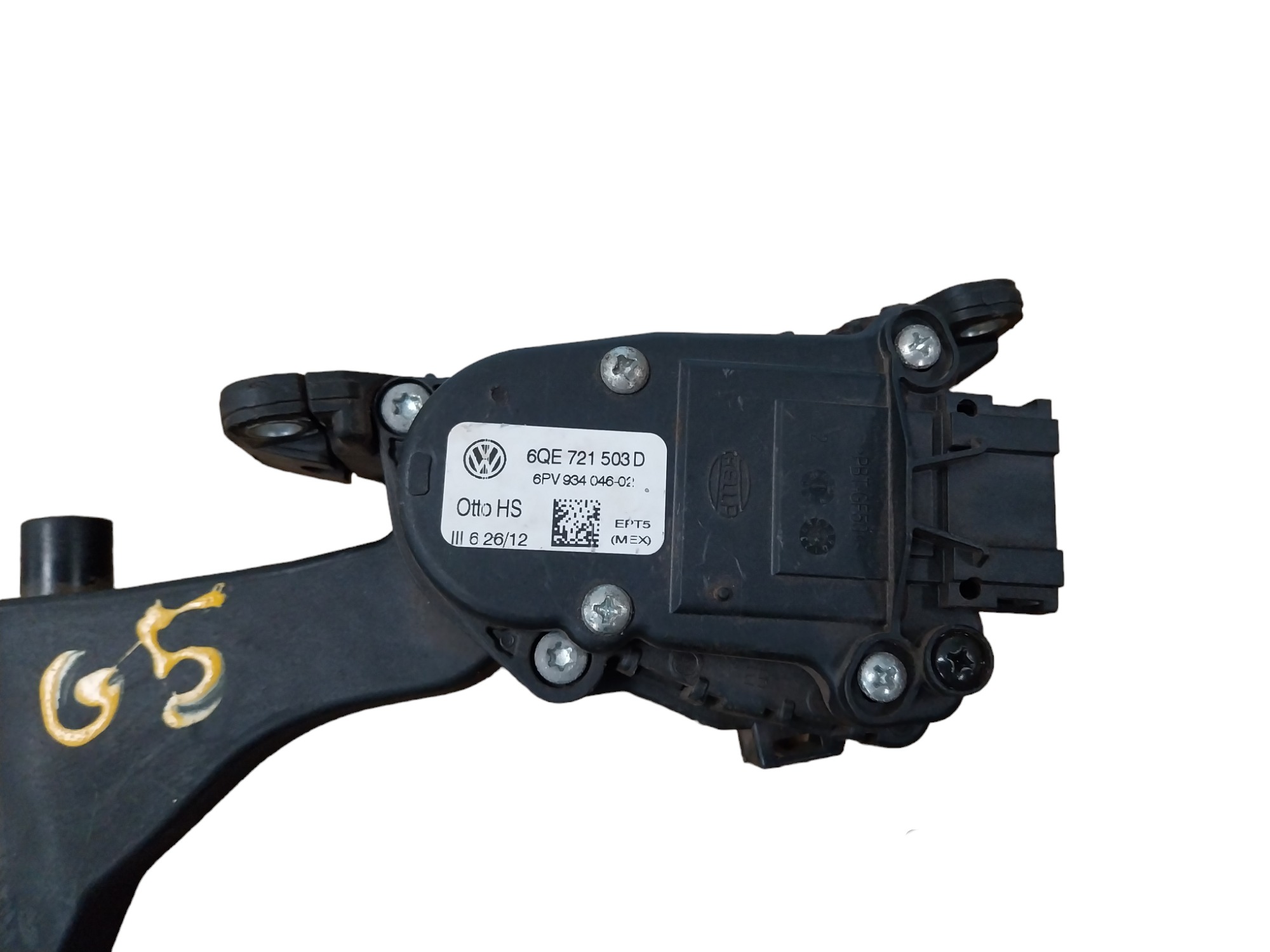 Pedal Acelerador Eletrônico Fox Gol G4 Saveiro 2005 A 2012 5
