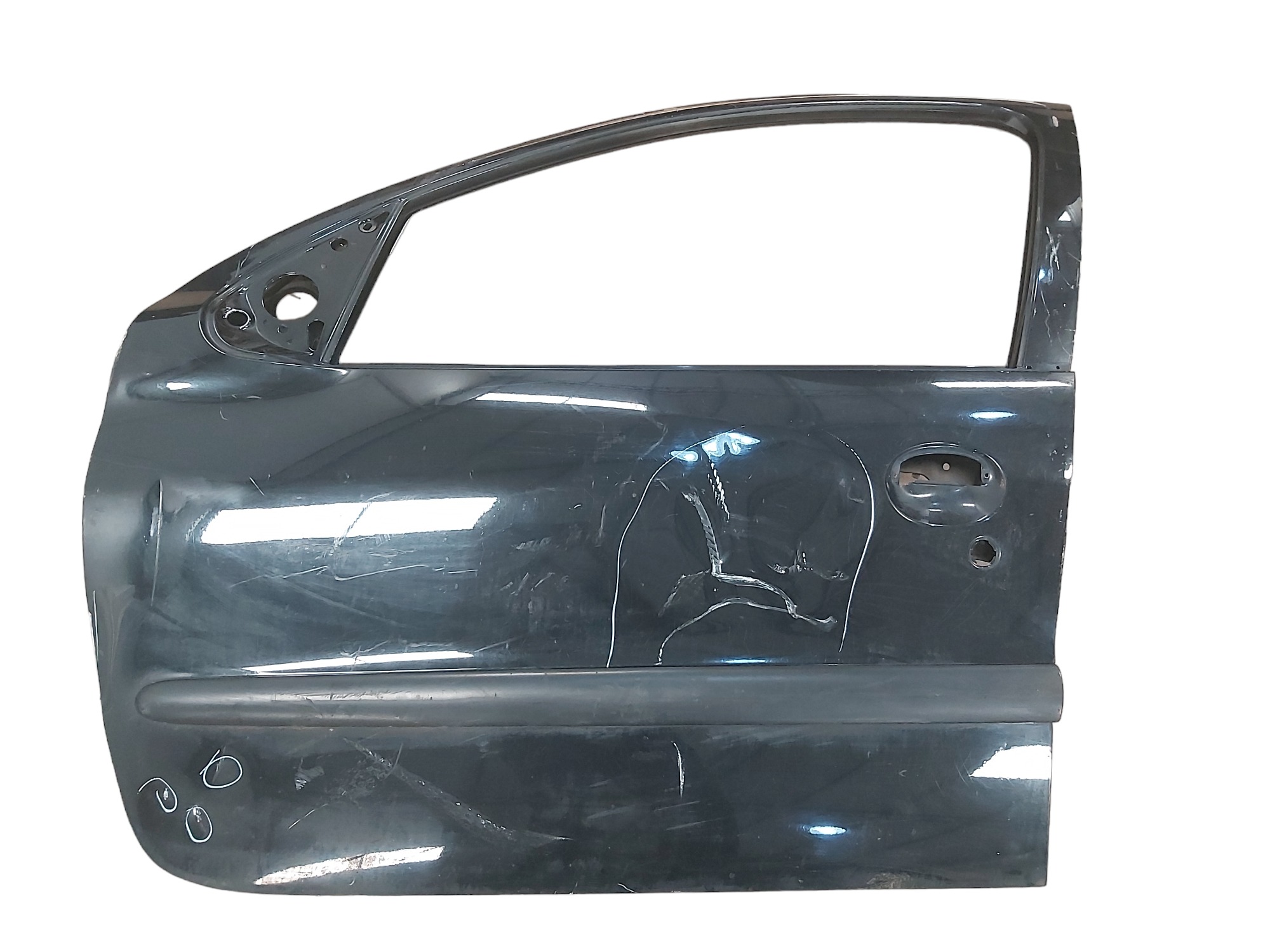Porta Dianteira Esquerda Peugeot 206 207 99 2004 2008 2015 Dianteira Esquerdo Preto 4