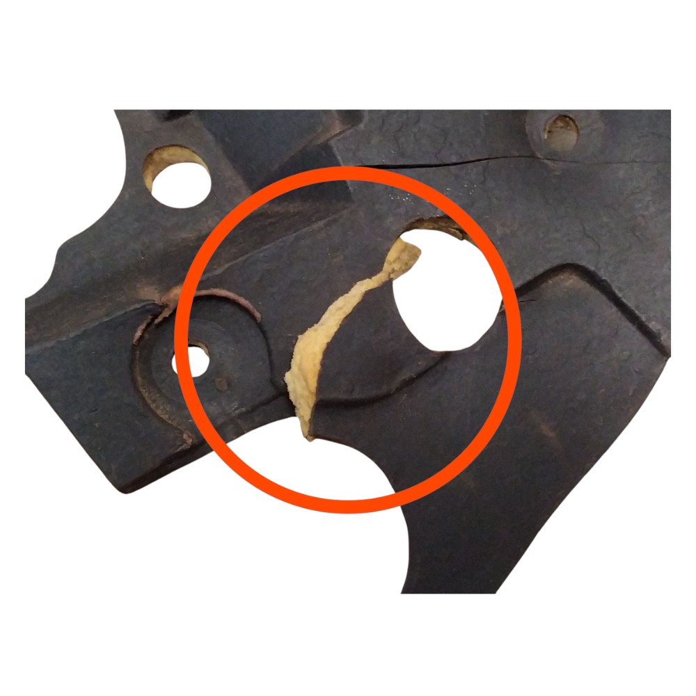 Isolante Anti Ruido Suporte Pedal Astra 99 2000 2011 Detalhe 2