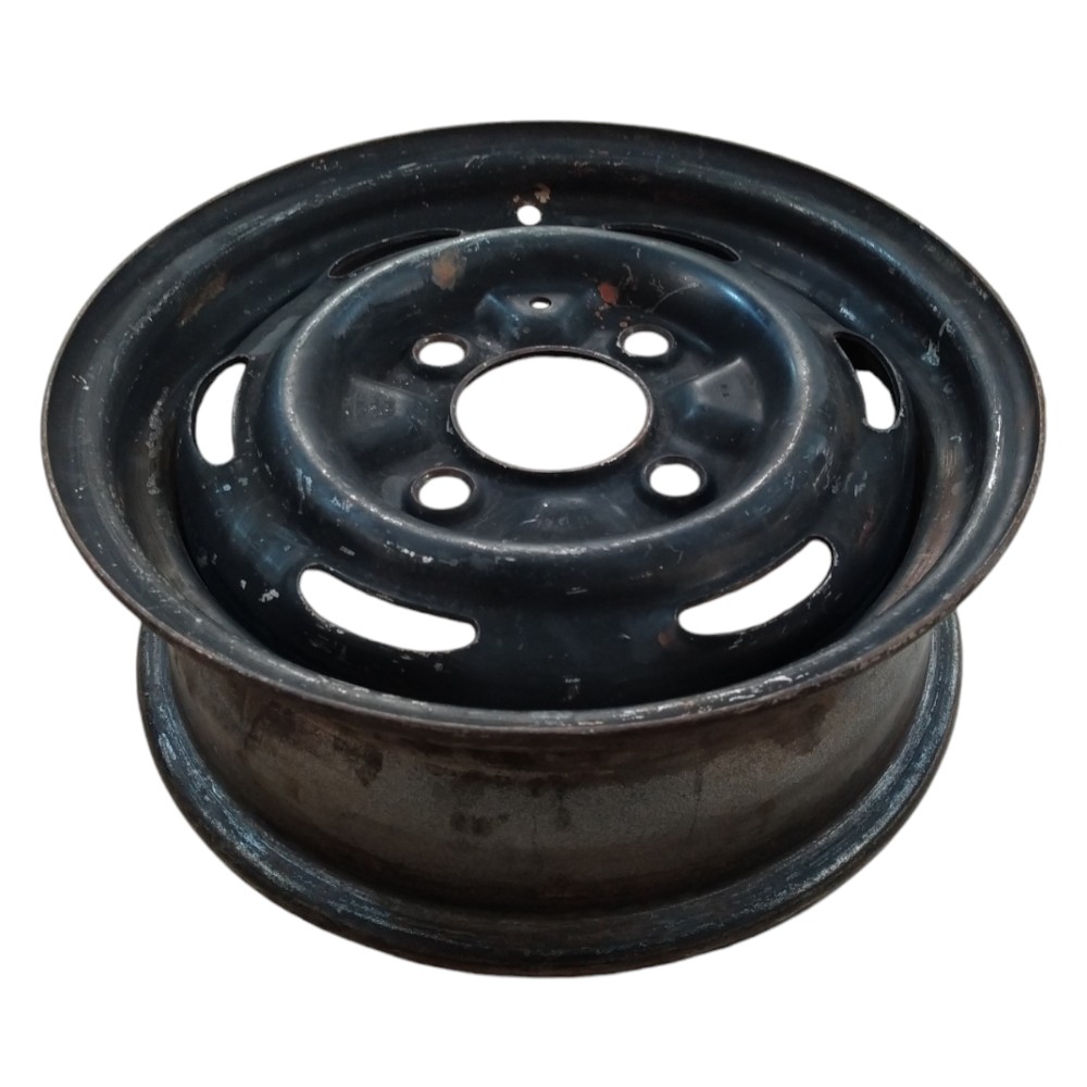 Roda Ferro Aro 14 4 Furos Vw Fusca Brasília 73 74 75 Avulsa 2
