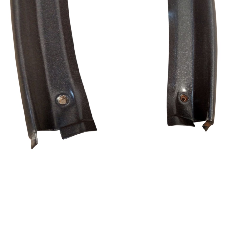 Jogo Friso Moldura Lateral Gm Omega 93 94 95 96 97 98 Preto 8