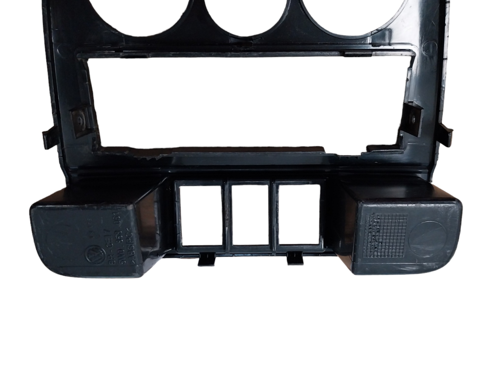 Moldura Painel Central  Gol 2005 2006 2010 2011 2012 Preto 4