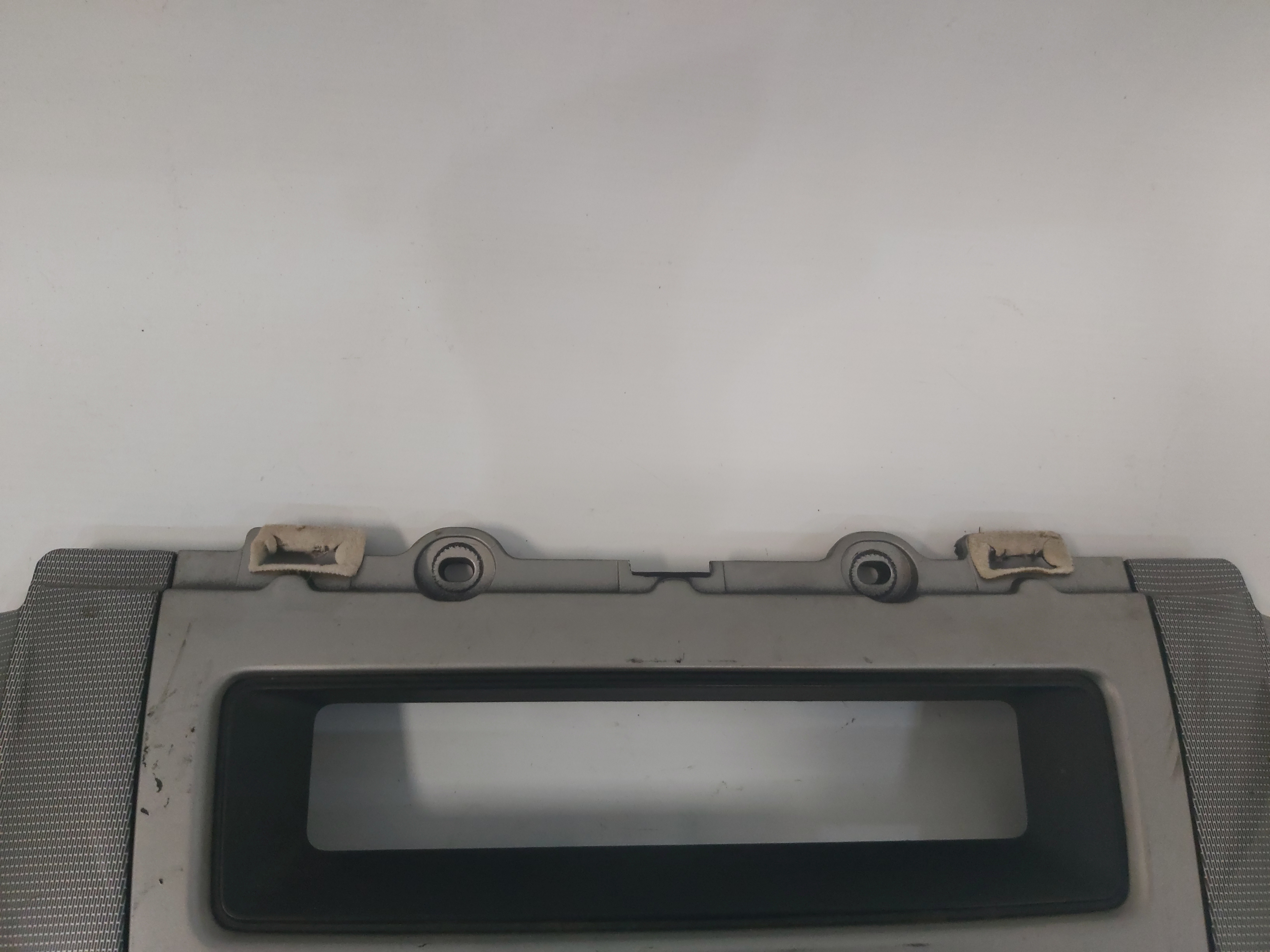 Moldura Painel Central Botões Rádio Ar Ford Fusion 09 A 12 Cinza 4