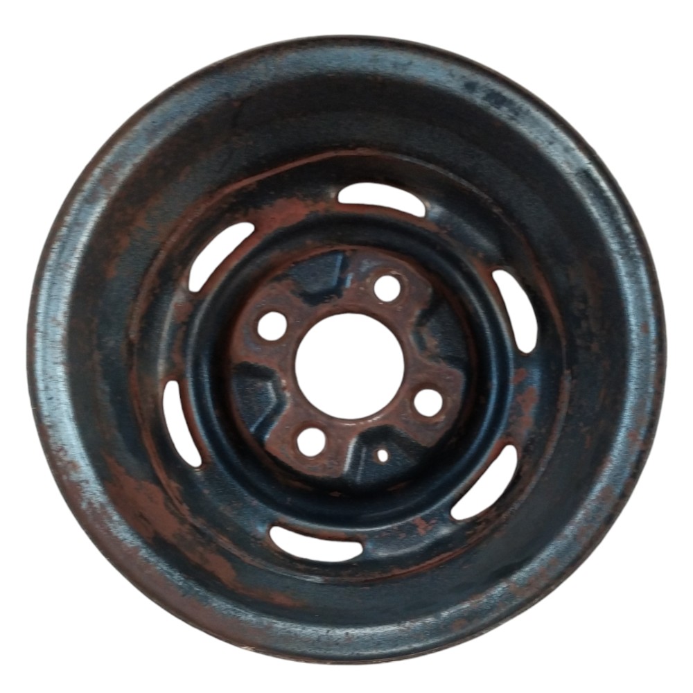 Roda Ferro Aro 14 4 Furos Vw Fusca Brasília 73 74 75 Avulsa 4