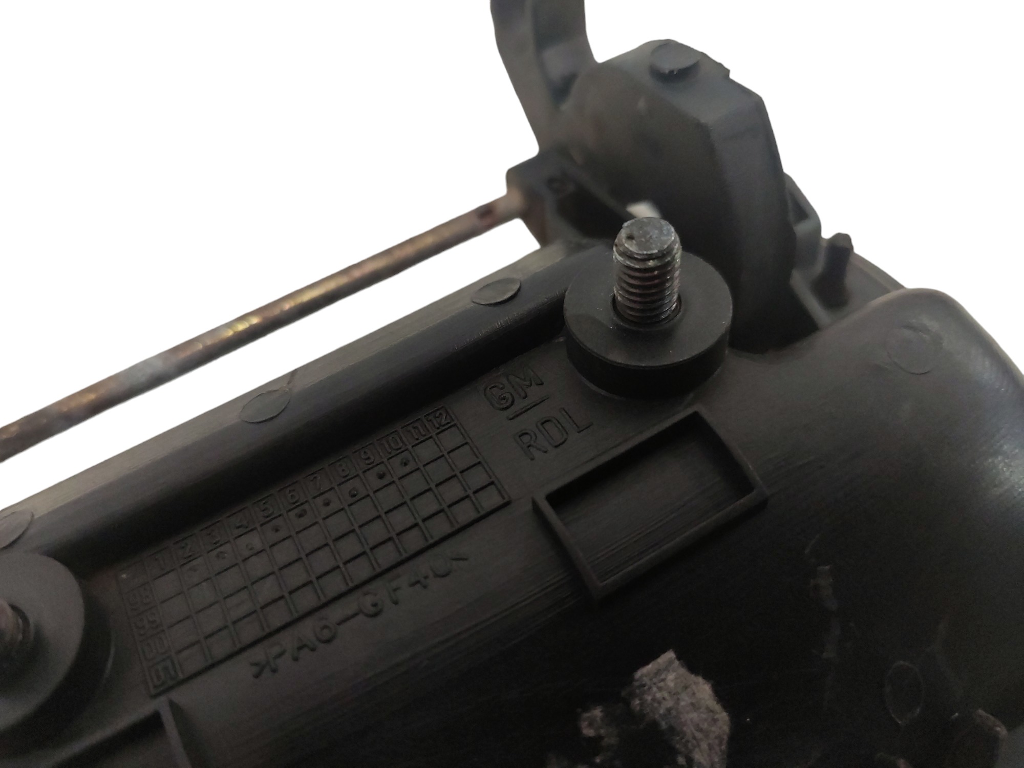 Maçaneta Externa Traseira Esquerda Vectra 97 98 99 A 2005 Preto Traseira 4