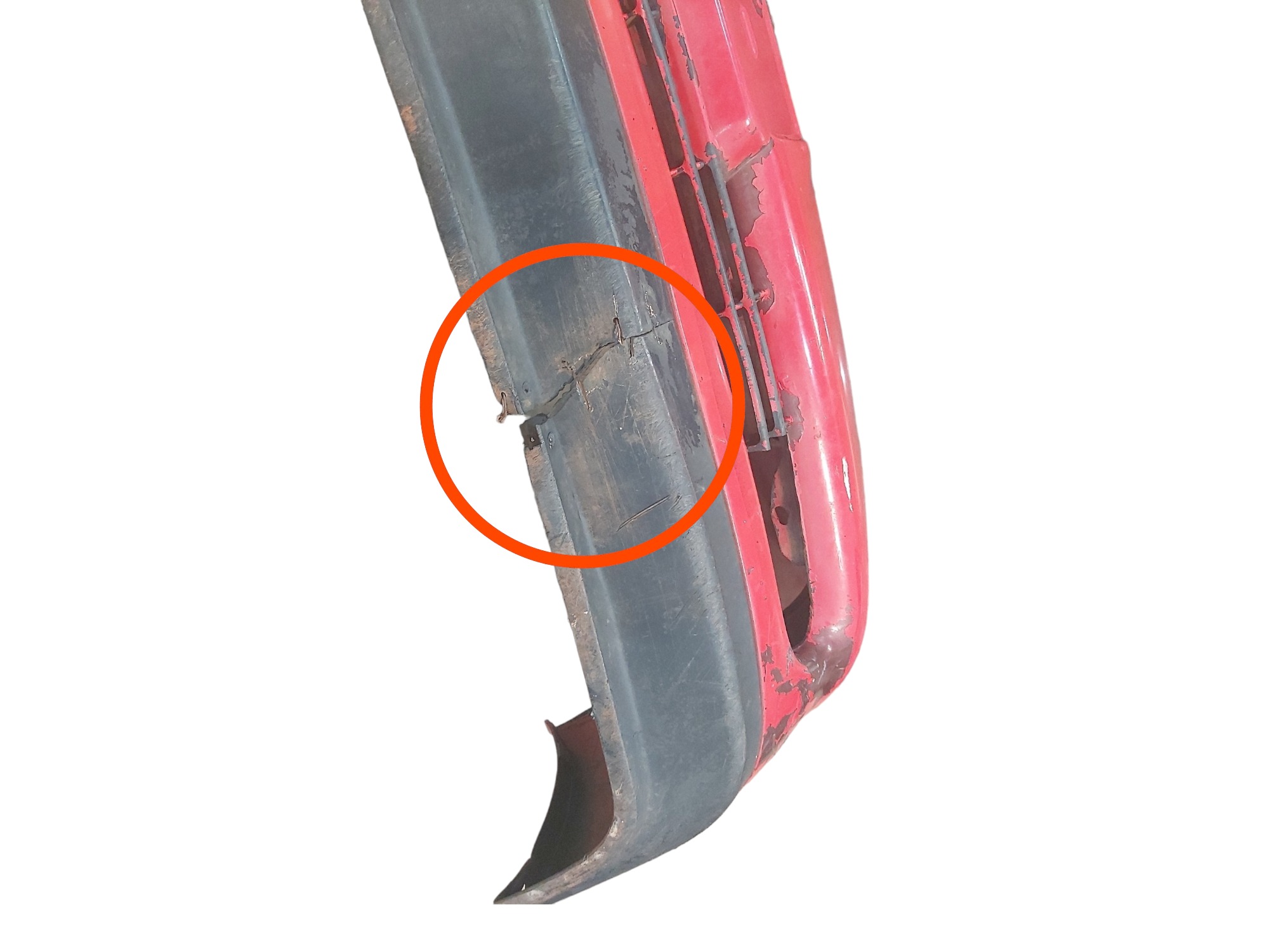 Parachoque Dianteiro Gol G2 Bola 95 96 97 98 99 Detalhes Vermelho 6