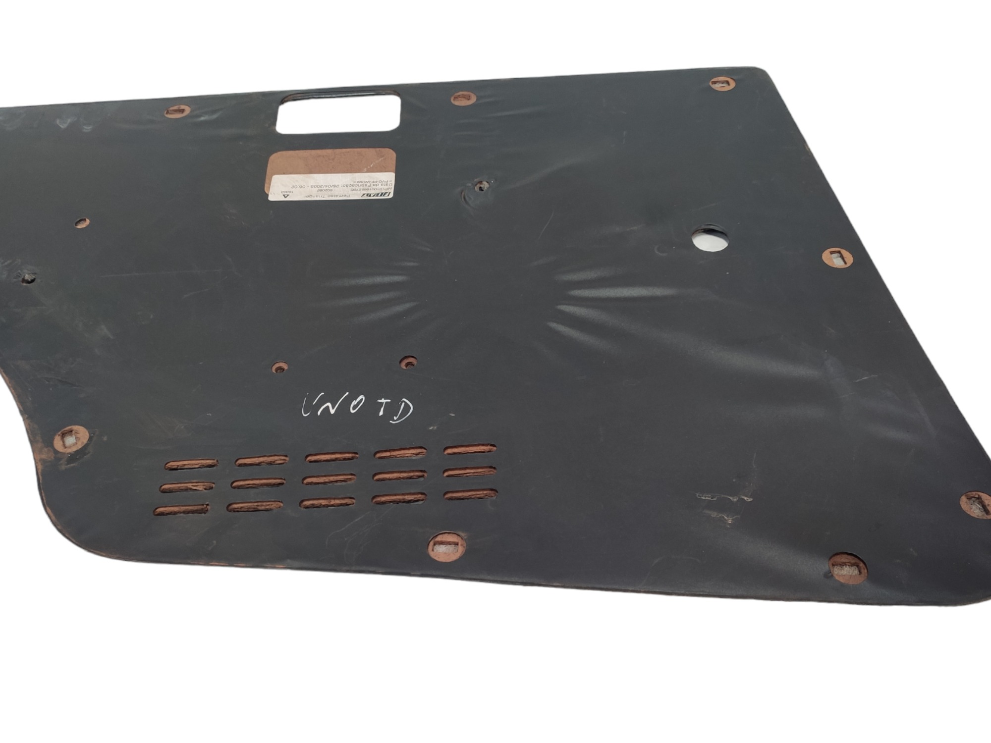 Forro Porta Traseira Direita Fiat Uno Mille Fire 2004 A 2010 Preto 4