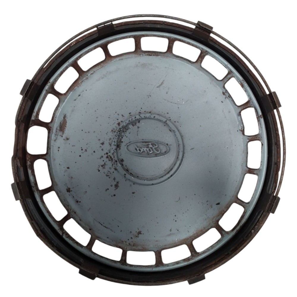 Jogo Calotas Aro 13 Ford Del Rey Glx 85 86 87 88 89 Original Prata 6