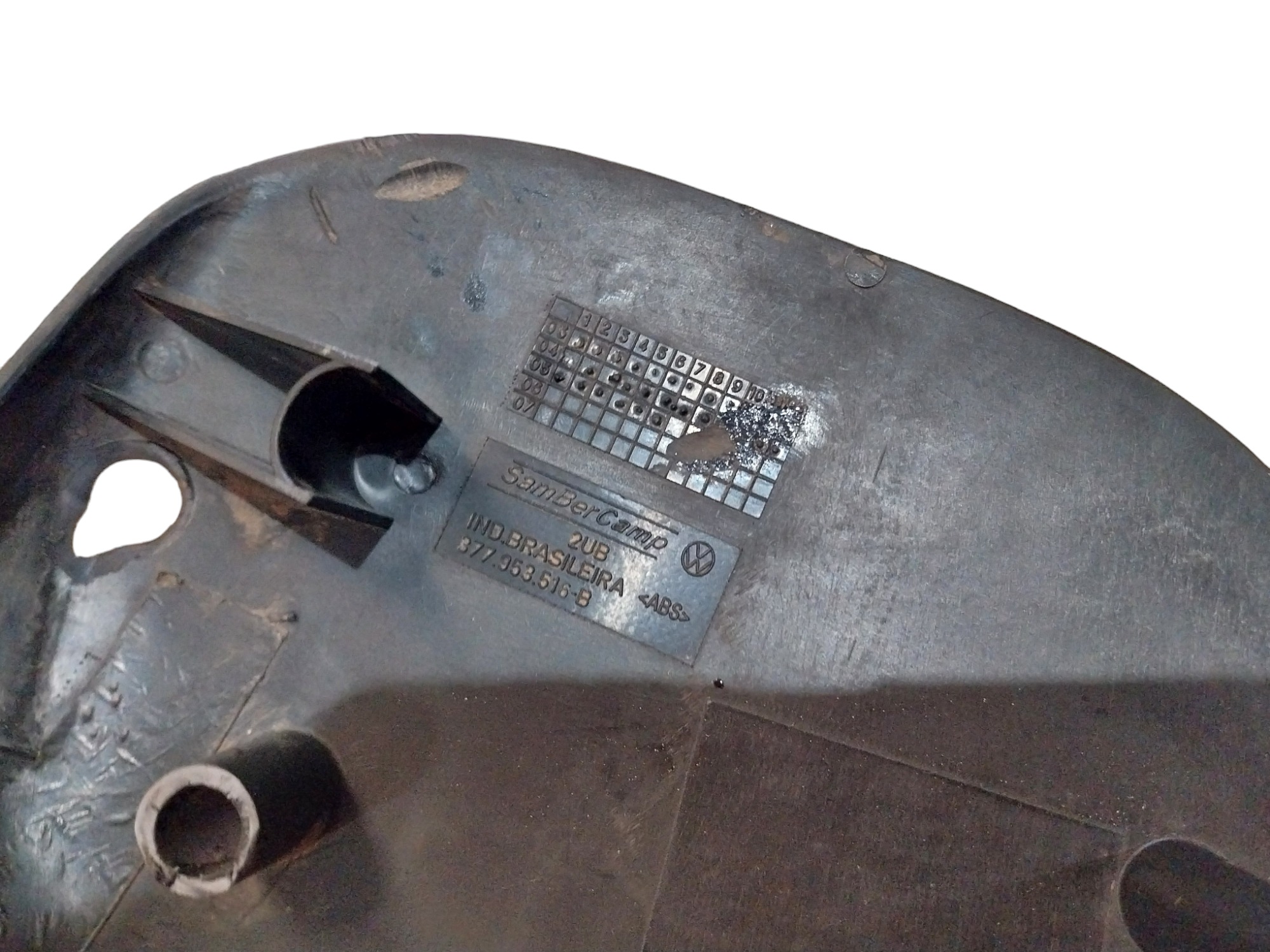 Moldura Inferior Chave Seta Parati Saveiro Gol G2 G3 Detalhe 5