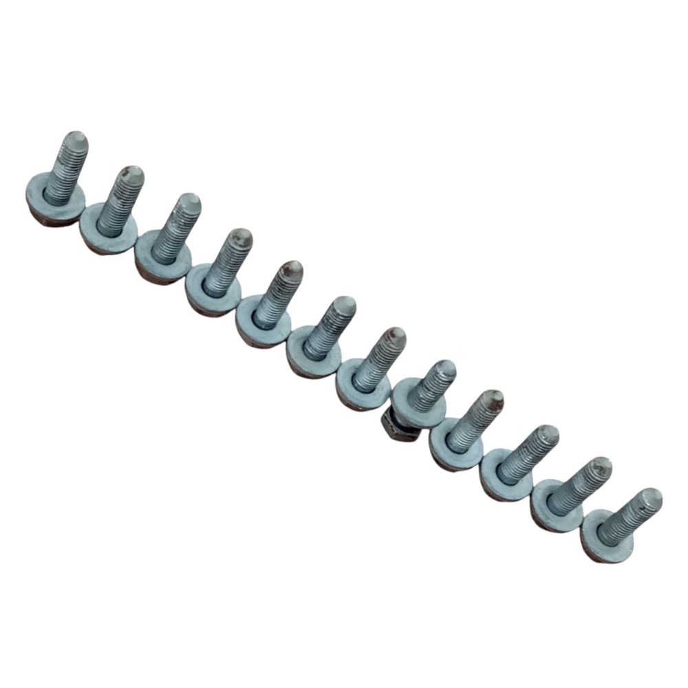 Kit 12 Parafusos Dobradiças Porta Peugeot 206 2001 2002 2008 8