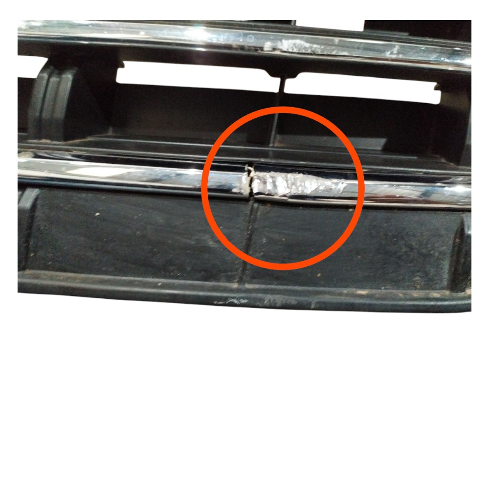 Grade Frontal Radiador Jetta 2018 2019 2020 Original Detalhe Preto 2
