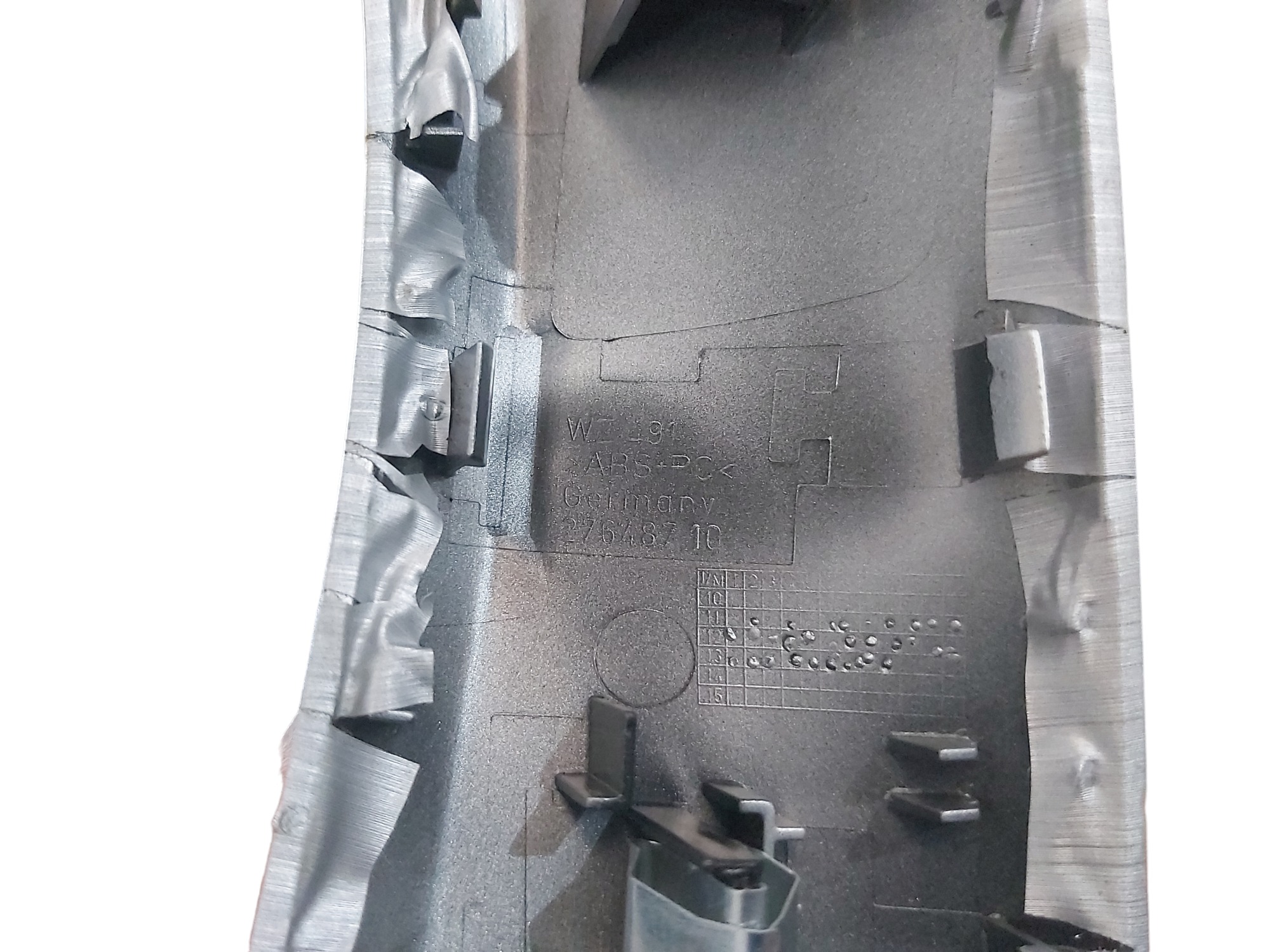 Acabamento Puxador Porta Traseira Esquerda Bmw 116 118 F20 Cinza Traseira 4