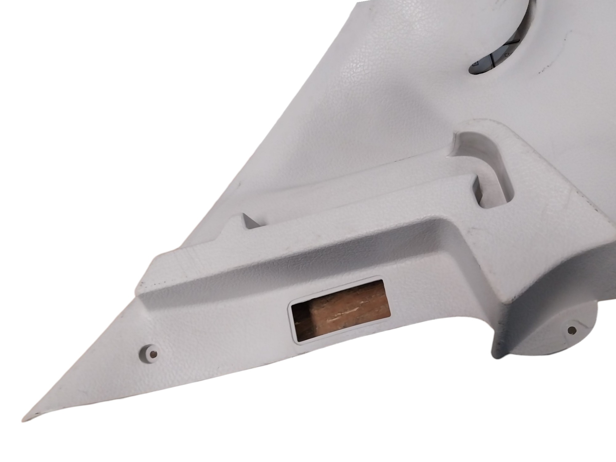 Acabamento Tampão Bagagito Esquerdo Peugeot 206 2000 A 2008  Branco 1