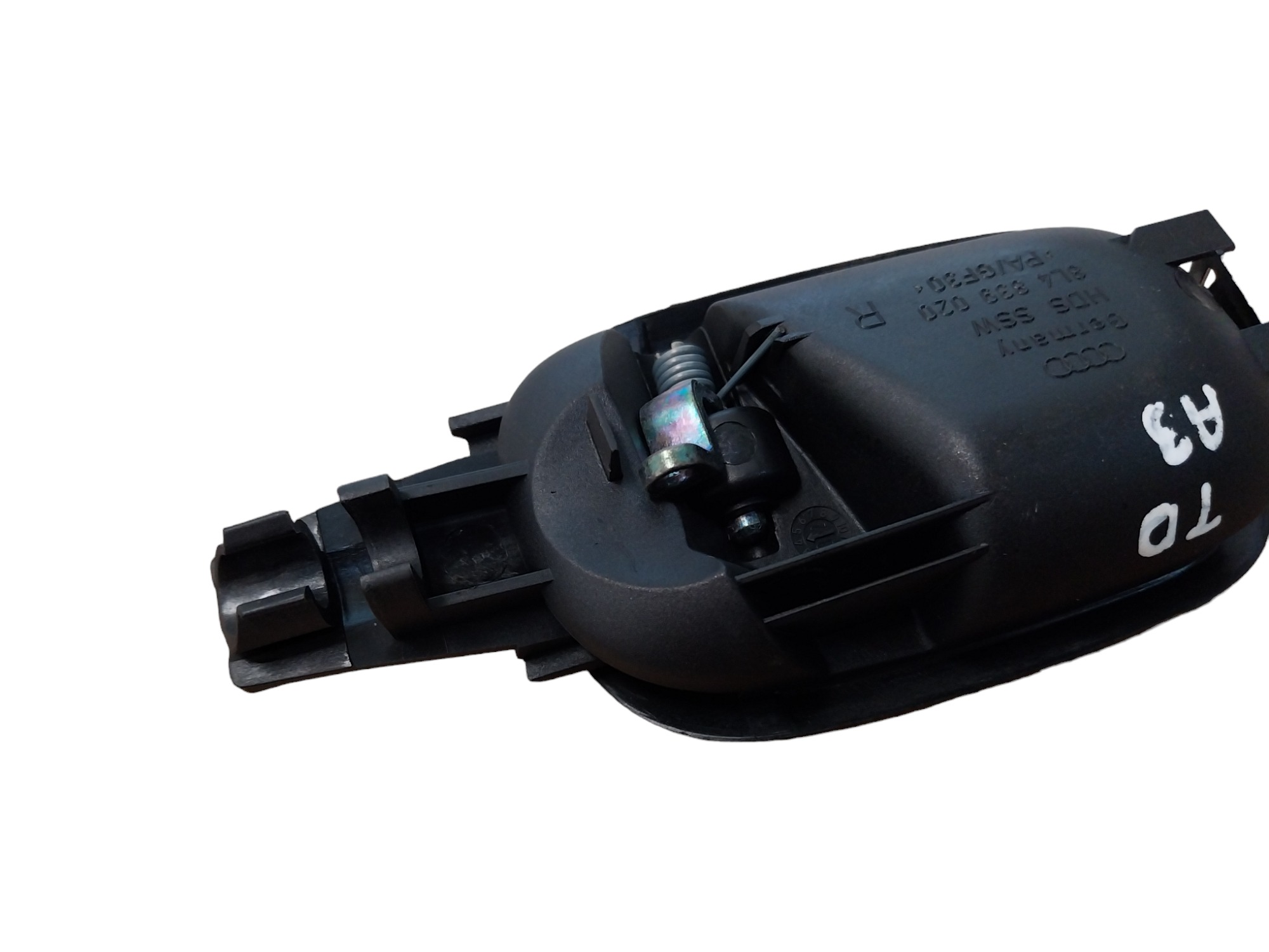 Maçaneta Interna Traseira Direita Audi A3 97 98 2002 A 2006 Preto Traseira 5