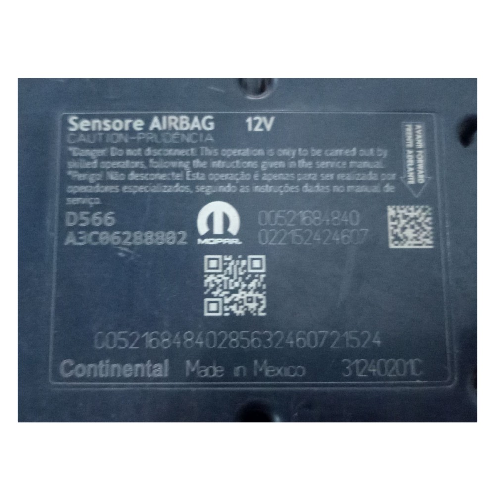 Módulo Central Airbag Fiorino 2022 91217100 5