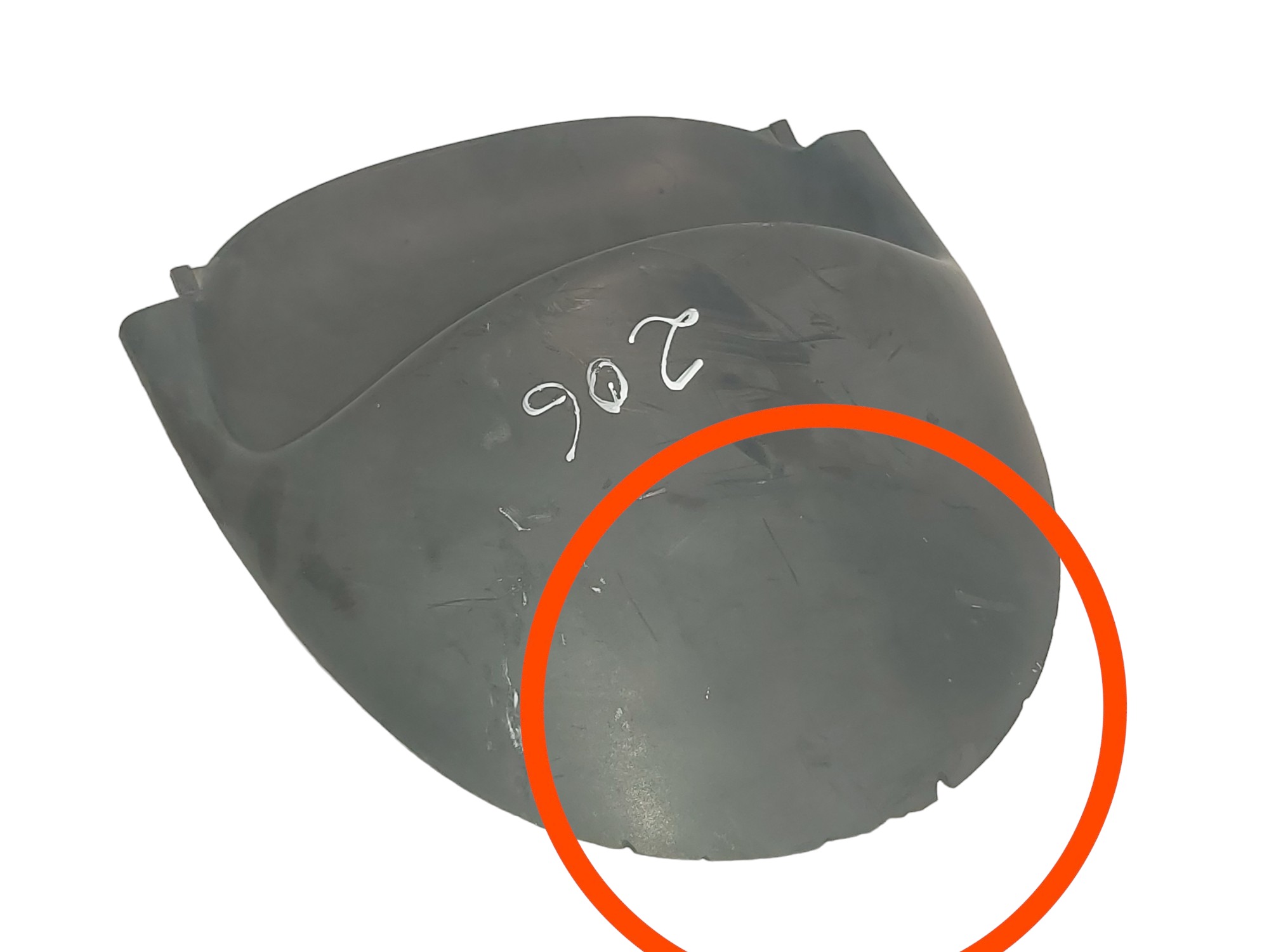 Moldura Superior Painel Do Pisca Alerta Peugeot 206 98 A 05 Preto 2
