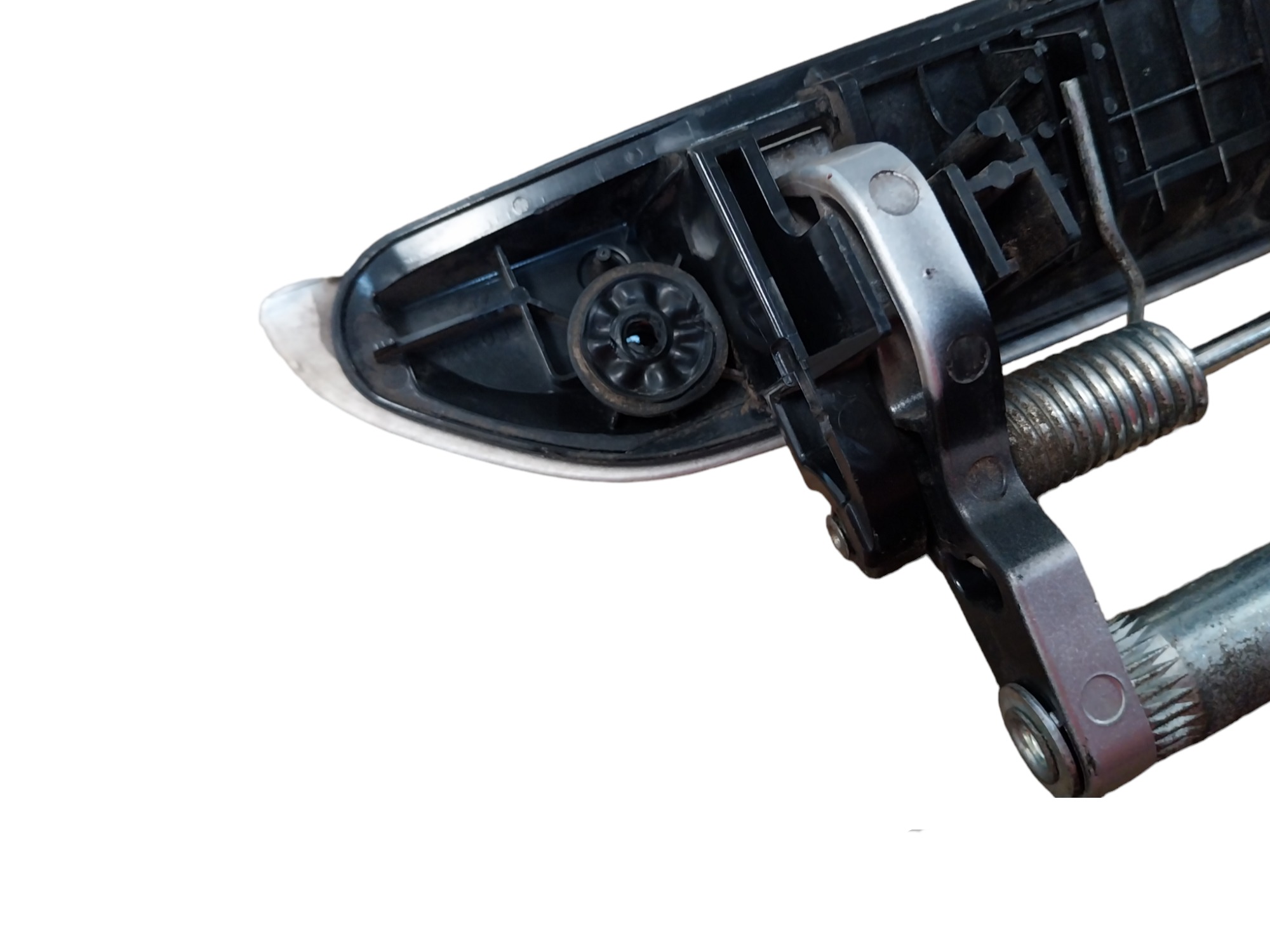 Maçaneta Externa Traseira Esquerda Honda New Fit 2009 A 2014 Prata Traseira 6