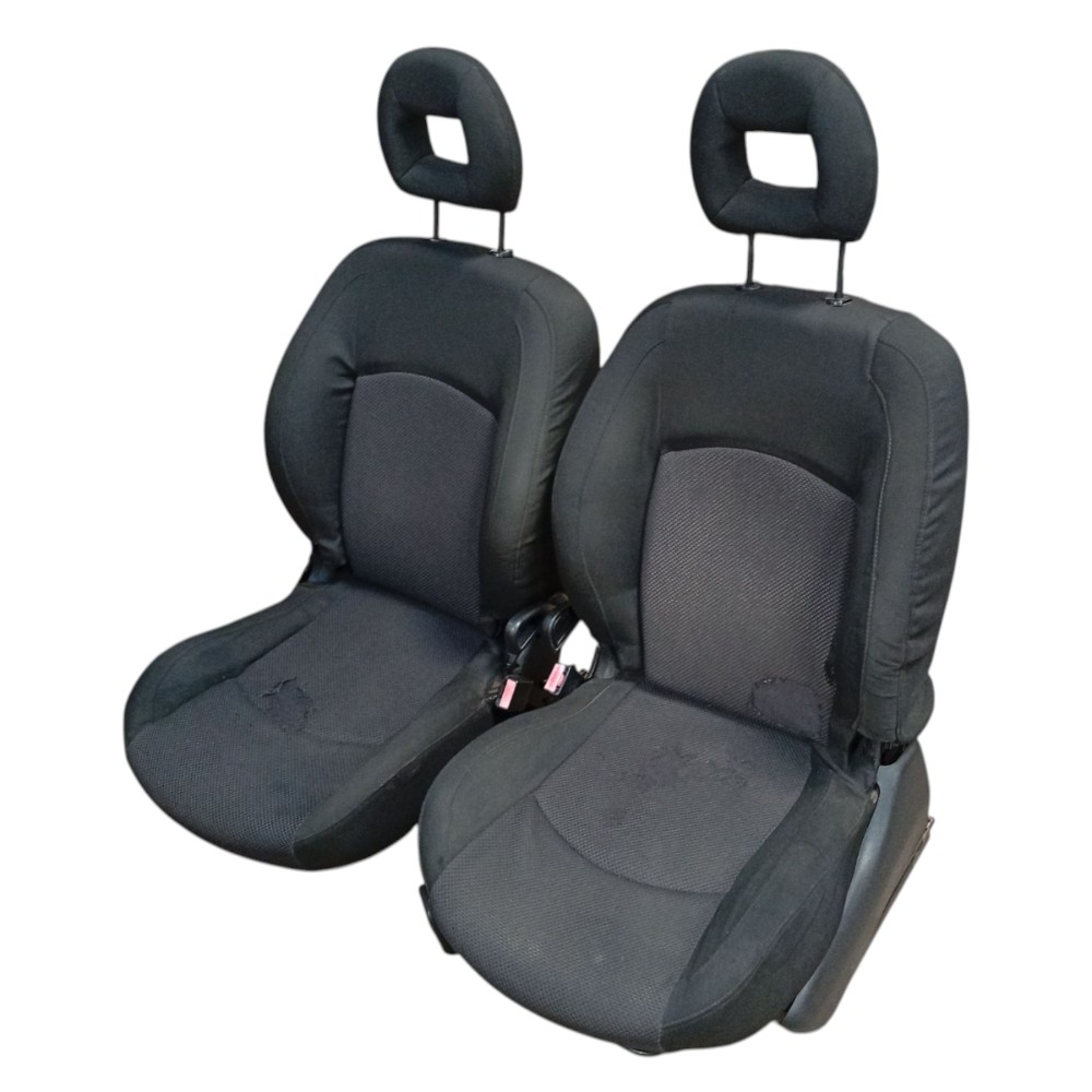 Jogo Banco Completo Peugeot 206 207 2001 2002 2003 2004 2012 Preto 2