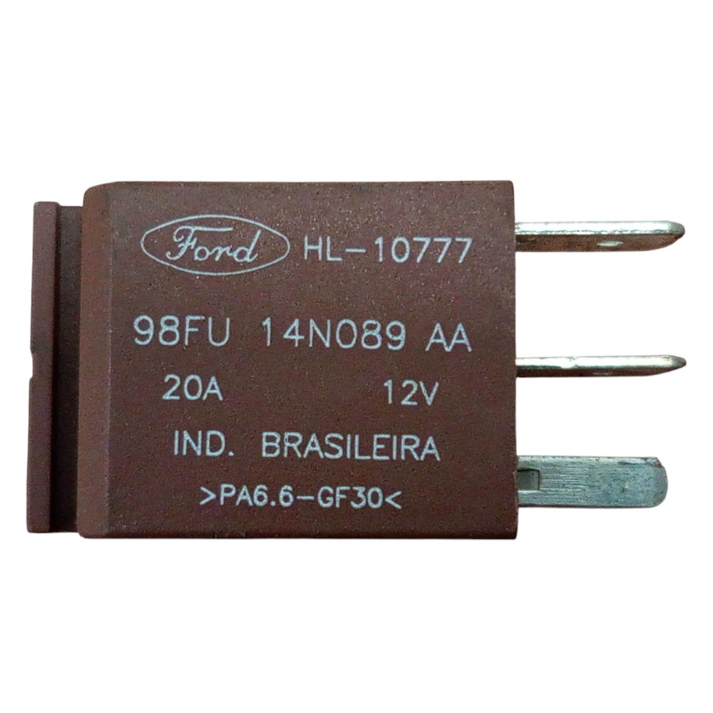 Relê Auxiliar 12v 4 Pinos Ford Fiesta 2003 2004 2005 2014 1