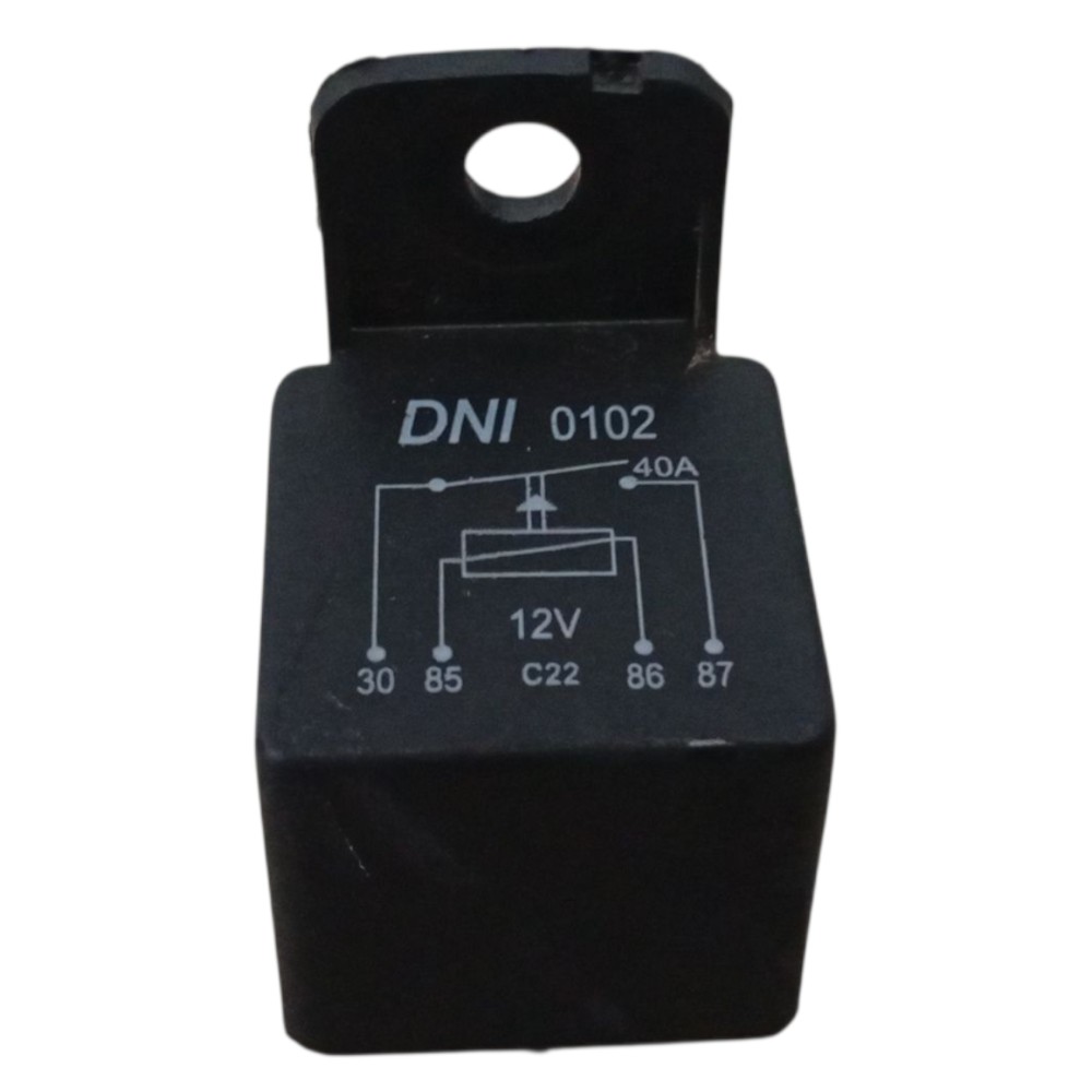 Relé Auxiliar 40a 12v 4 Pinos Universal Dni 0102 1