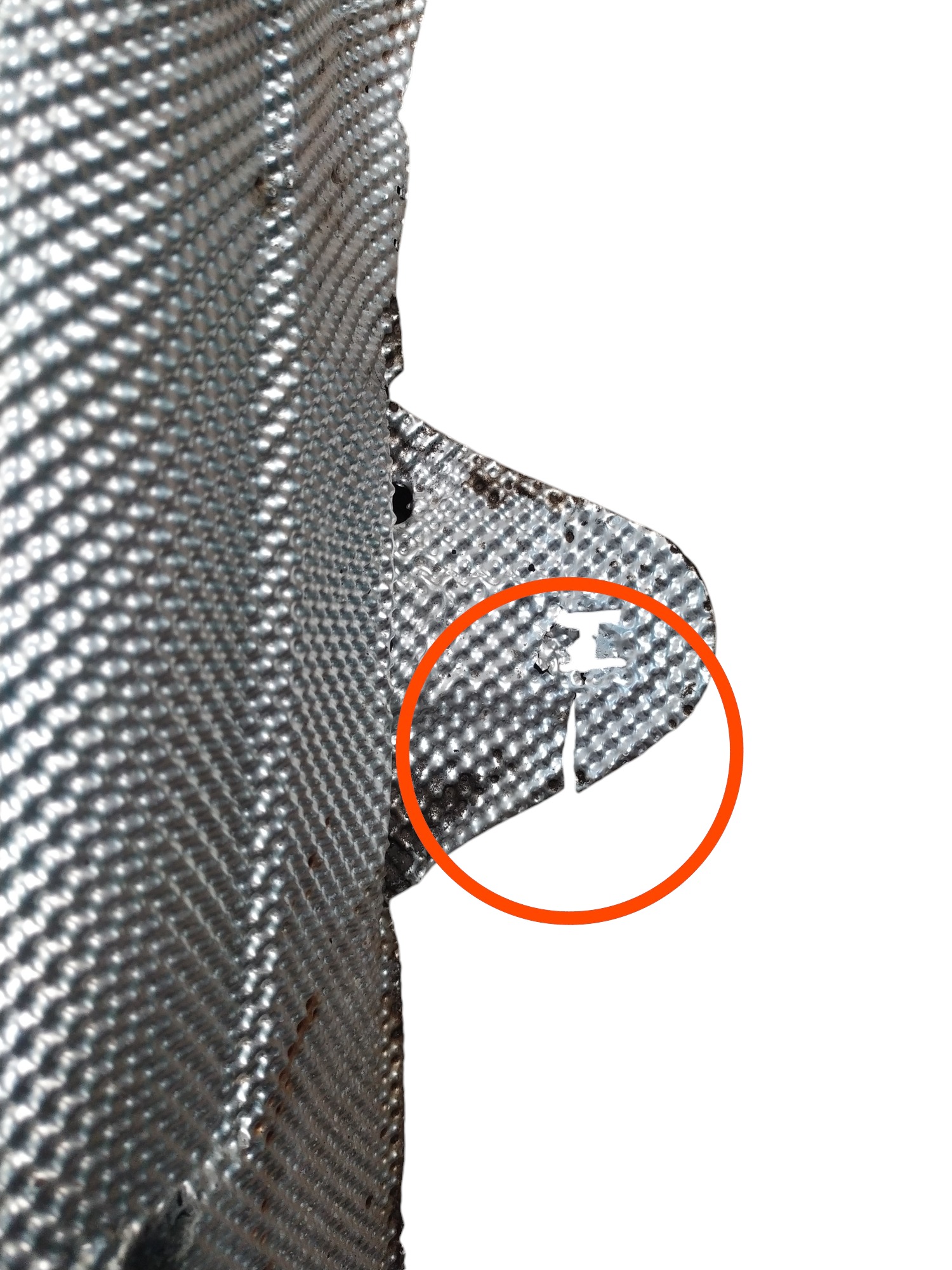 Defletor Calor Túnel Escape Peugeot 408 2012 A 2019 Detalhe 2
