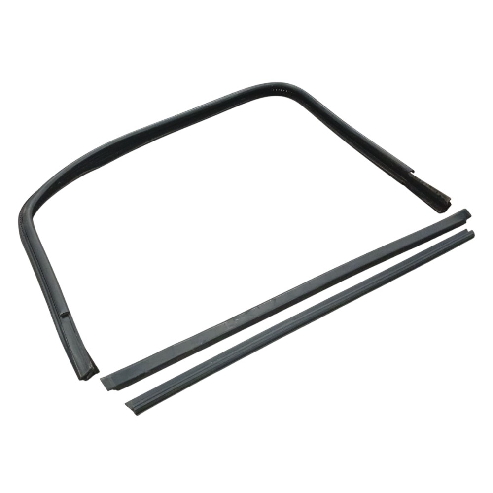 Jogo Frisos Porta Dianteira Esquerda Uno 2010 2012 2014 2018 Preto 3